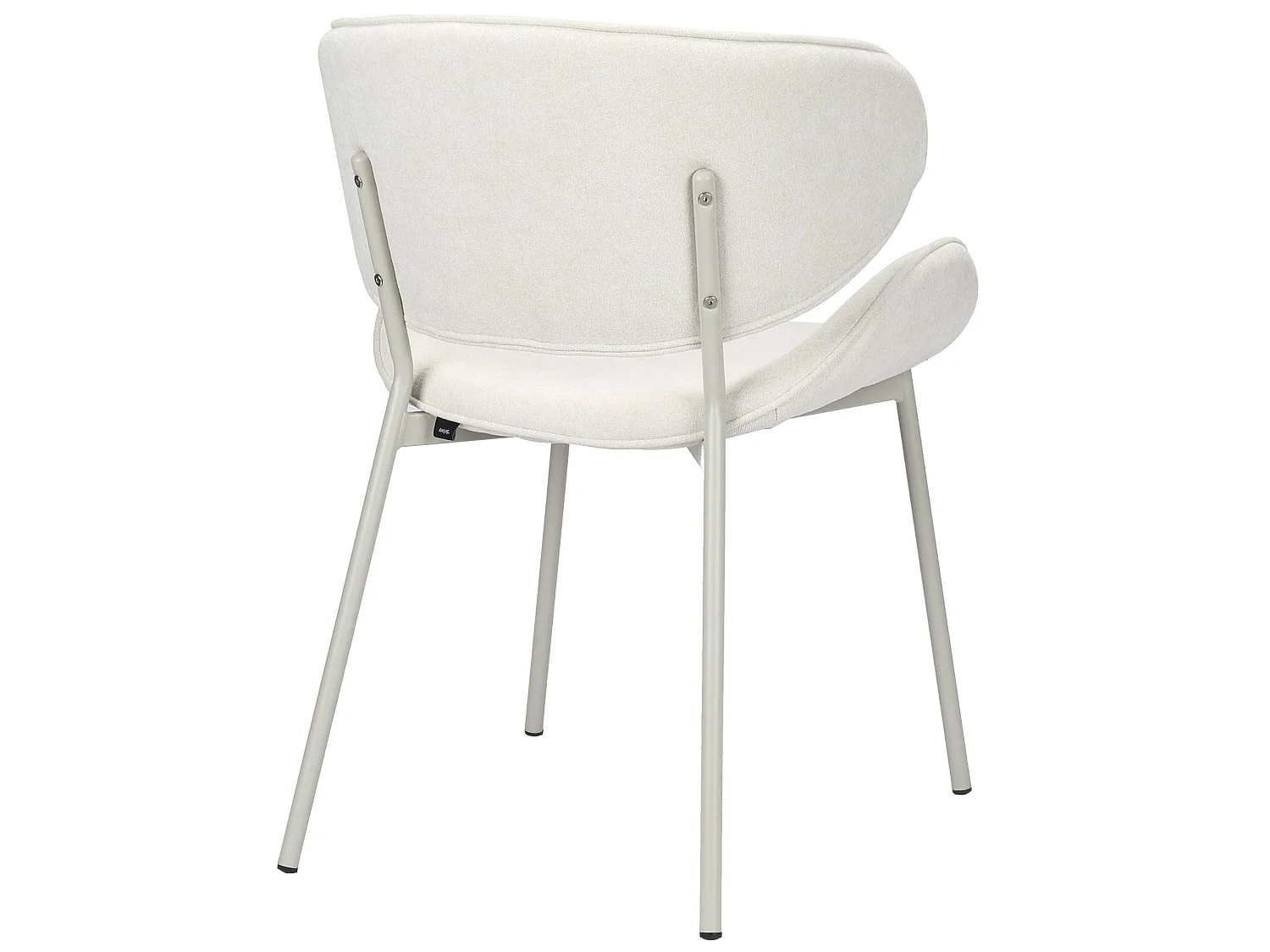 Chaise rembourrée – chenille facile d’entretien crème – PRETICALLY