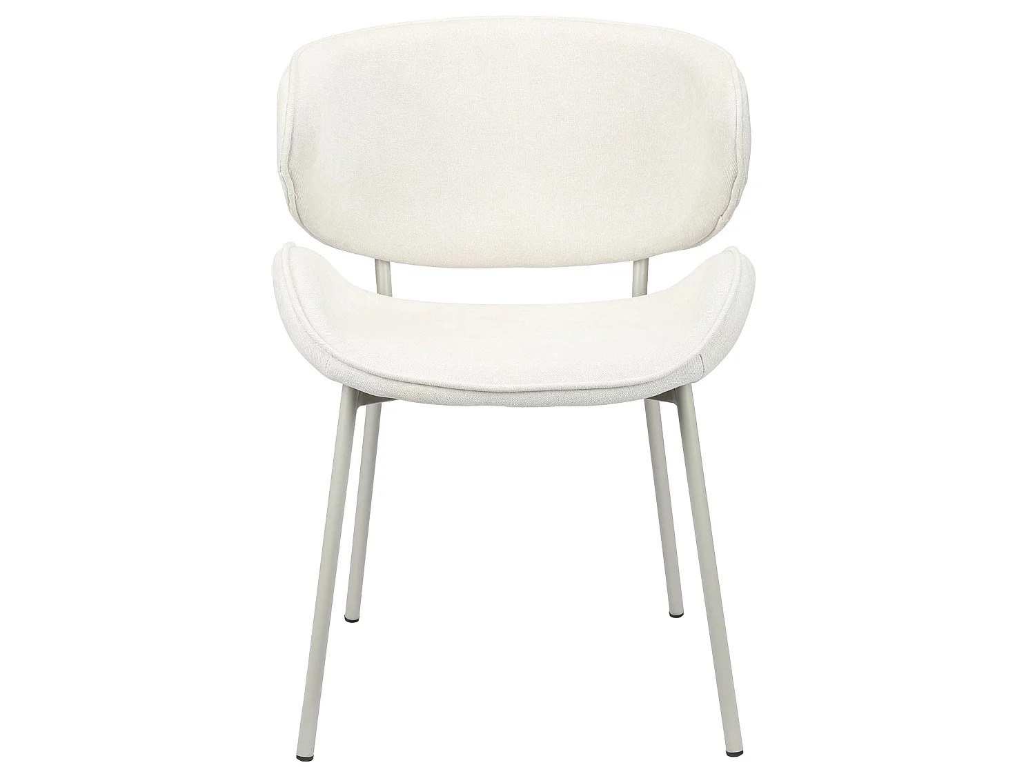 Chaise rembourrée – chenille facile d’entretien crème – PRETICALLY