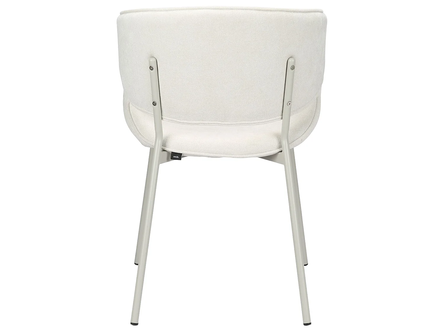 Chaise rembourrée – chenille facile d’entretien crème – PRETICALLY