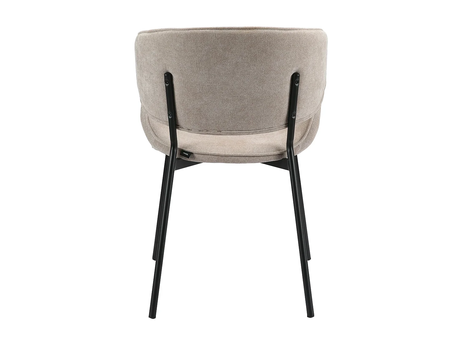 Silla de comedor acolchada – Chenilla fácil de limpiar beige – PRETICALLY