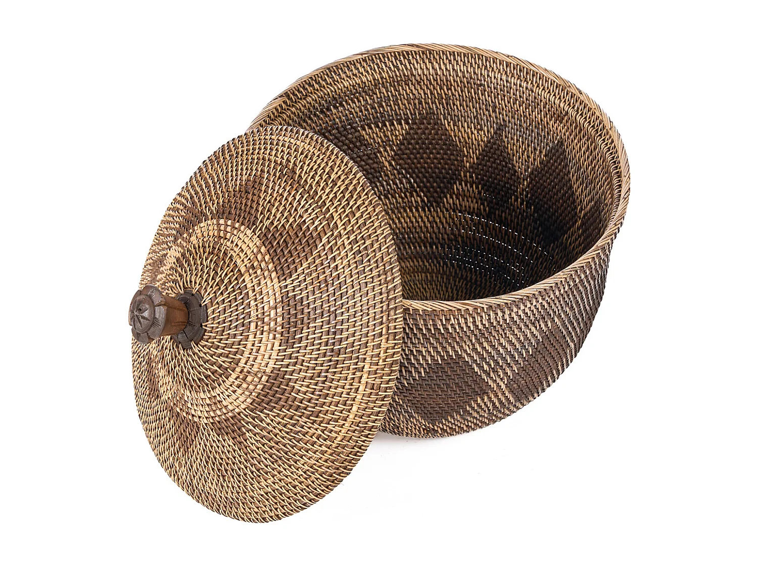 Le Panier de Rangement Crown - Brun Naturel