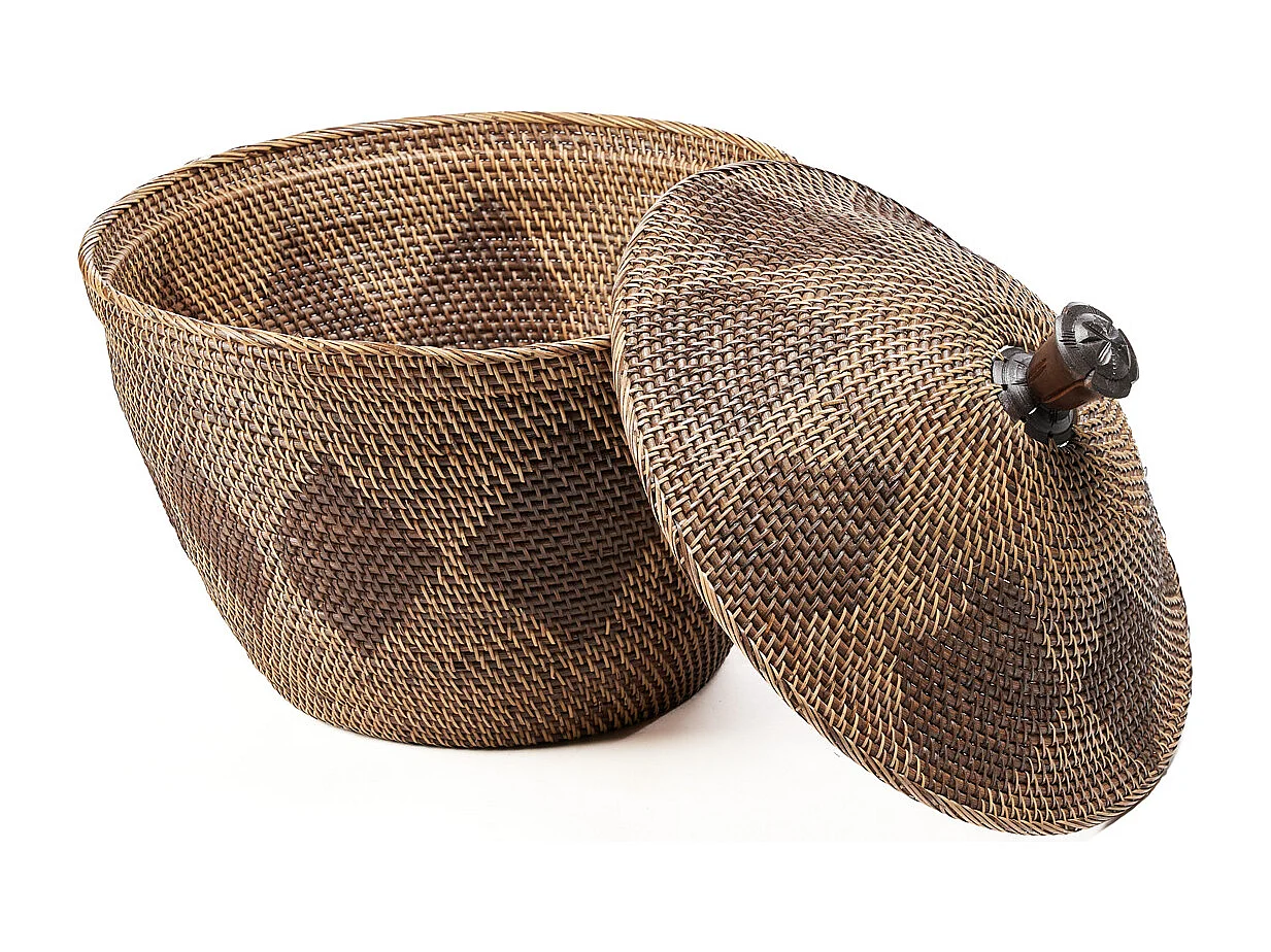 Le Panier de Rangement Crown - Brun Naturel