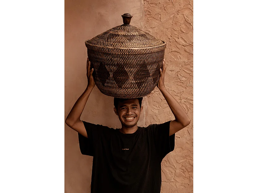 The Storage Crown Basket - Natural Brown