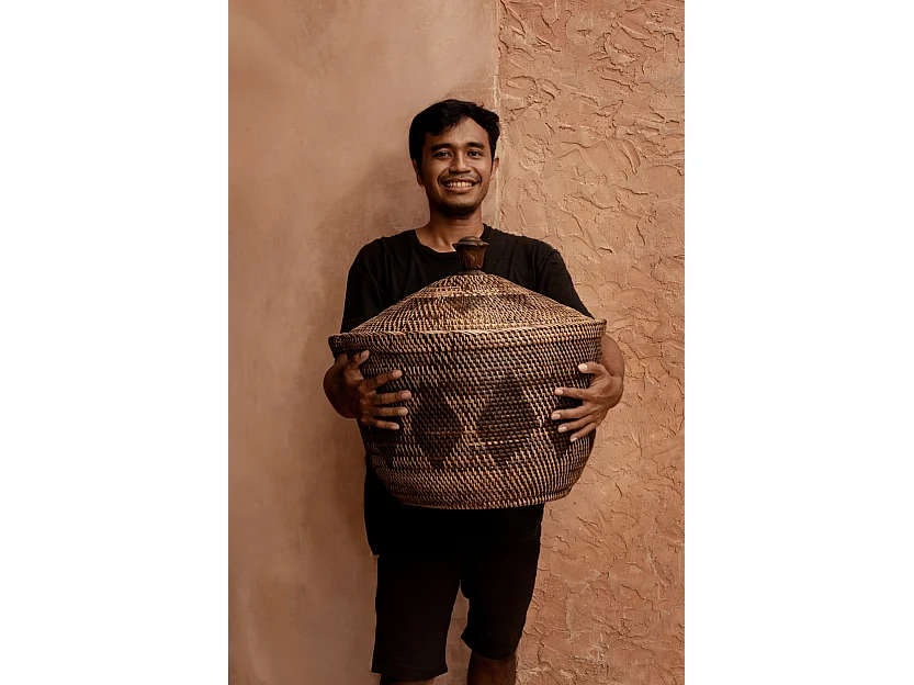 The Storage Crown Basket - Natural Brown