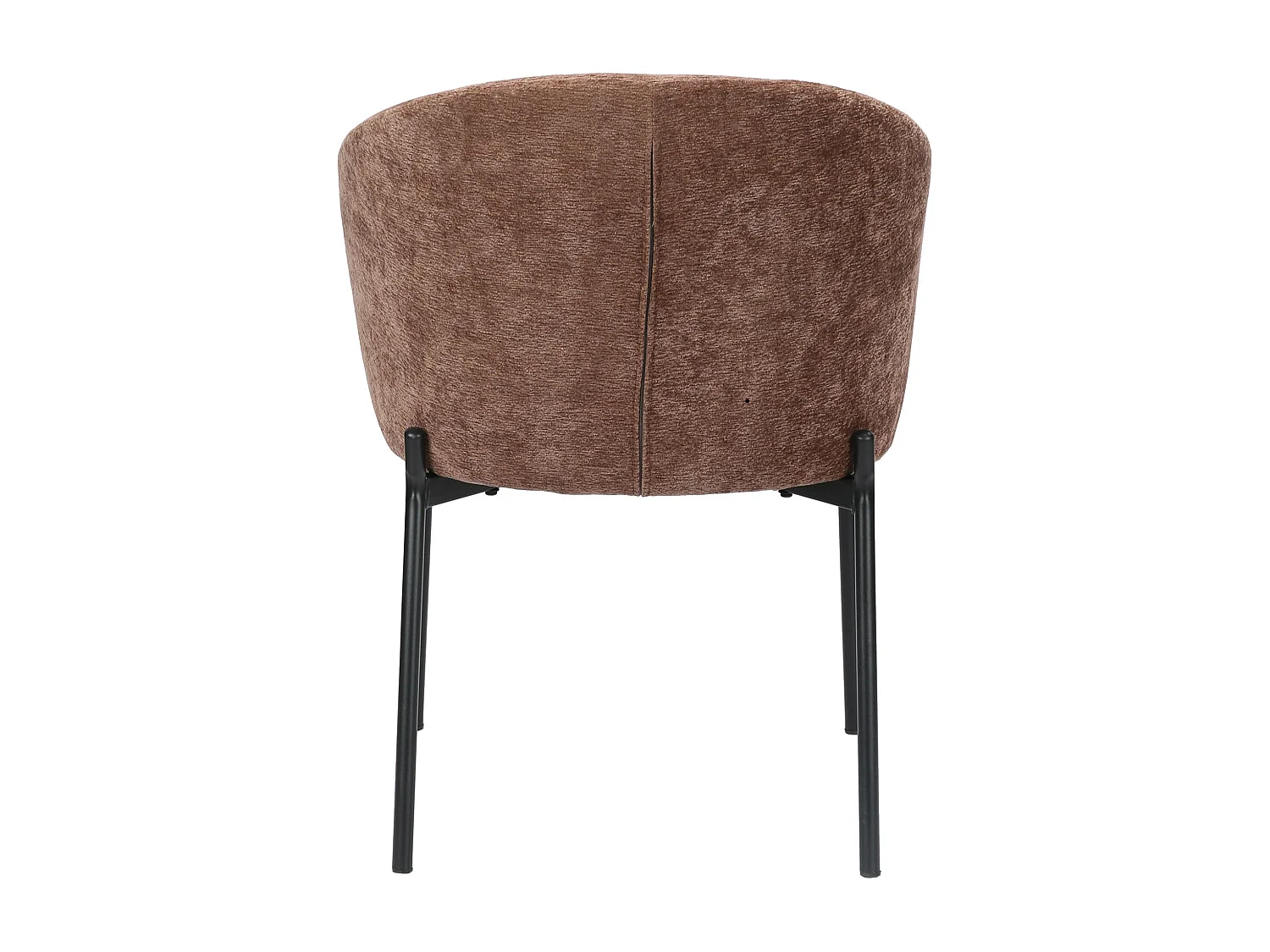 Chaise rembourrée – chenille brun – ATISLY