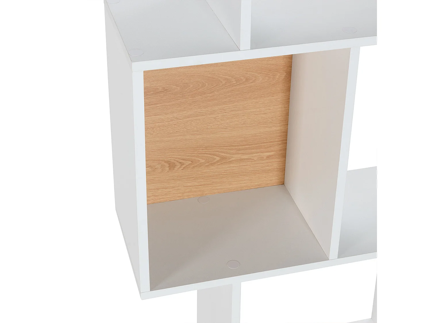 Wohnzimmerregal Nagato 8 fächern weiße Farbe