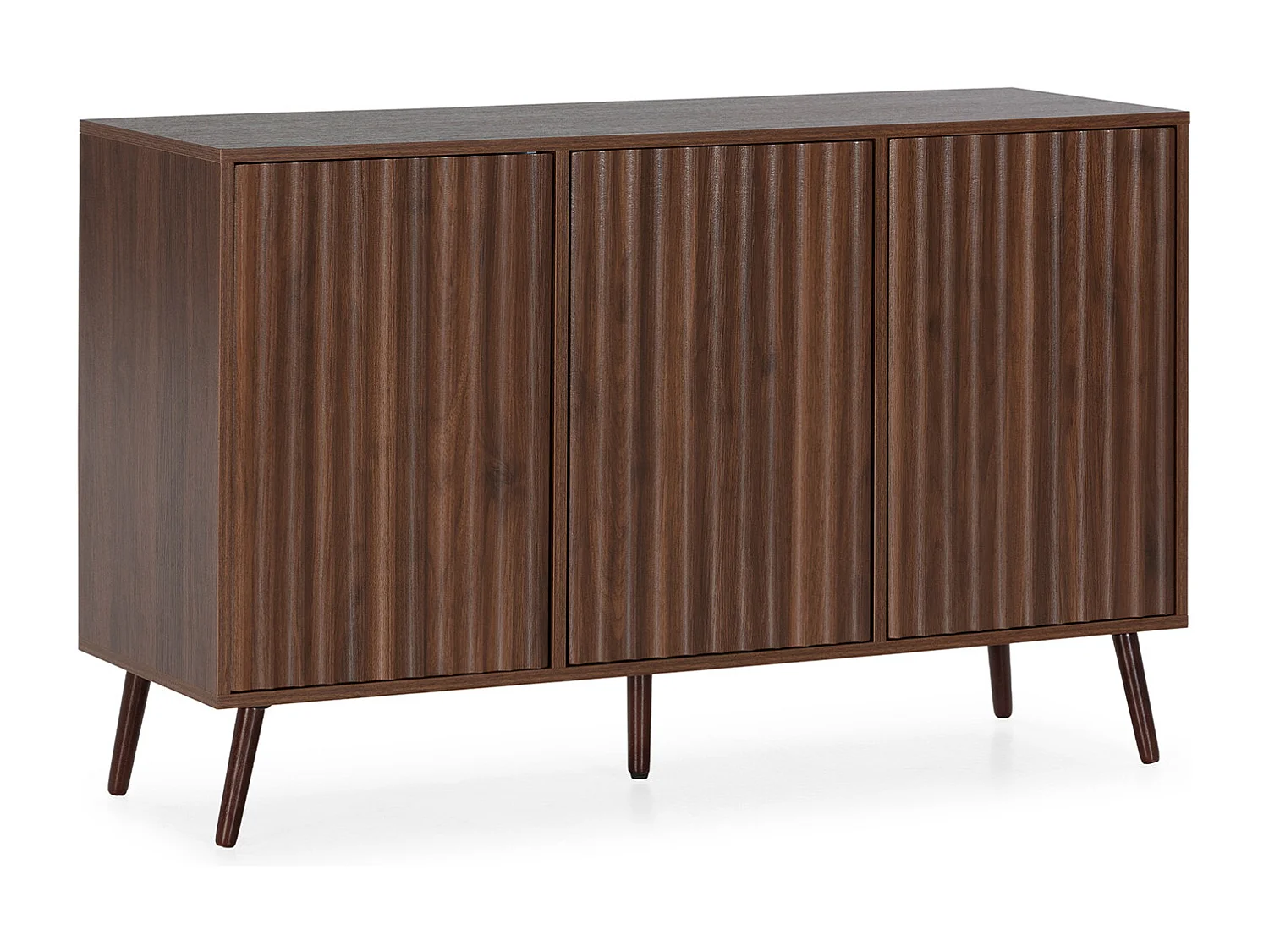 Aparador Lluvia 3 puertas efecto Nogal