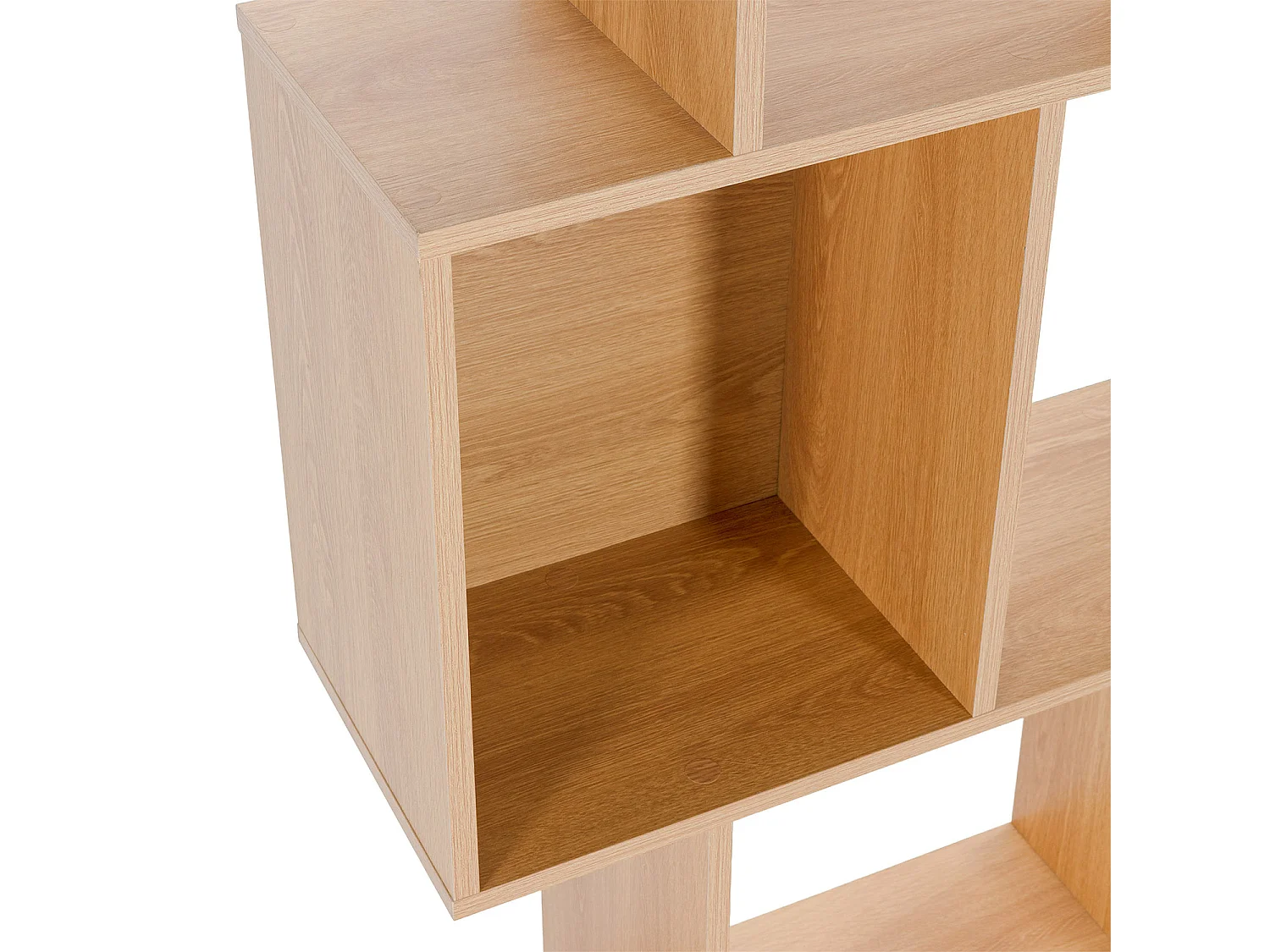 Wohnzimmerregal Nagato 8 fächern Eichenfarbe