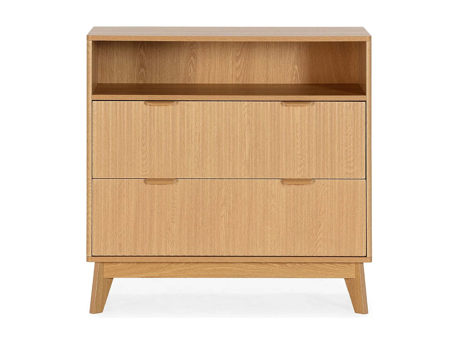 Kommode Oporto 2 Schubladen Eichenfarbe