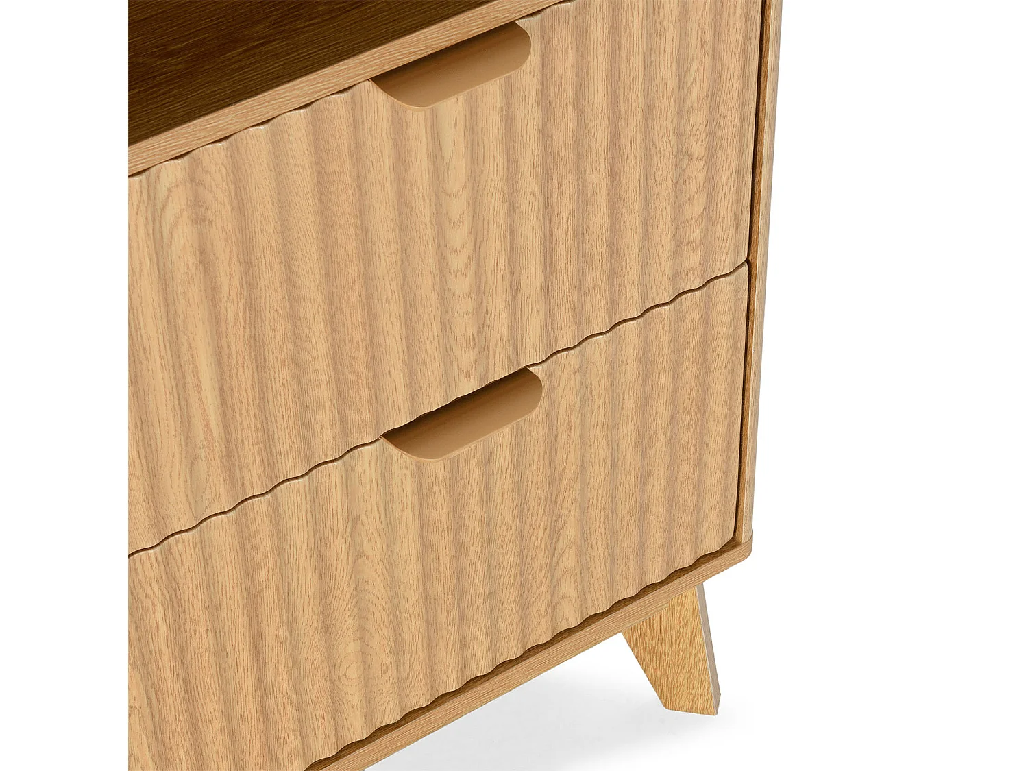 Kommode Oporto 2 Schubladen Eichenfarbe