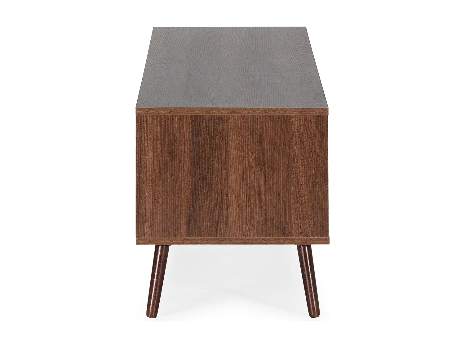 Mueble TV Lluvia 4 puertas efecto Nogal