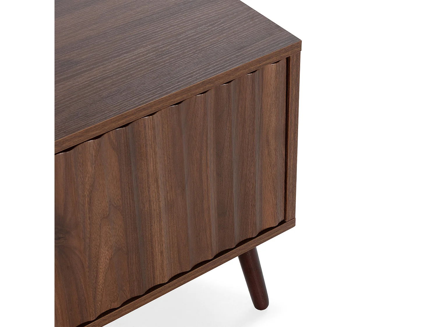 Mueble TV Lluvia 4 puertas efecto Nogal