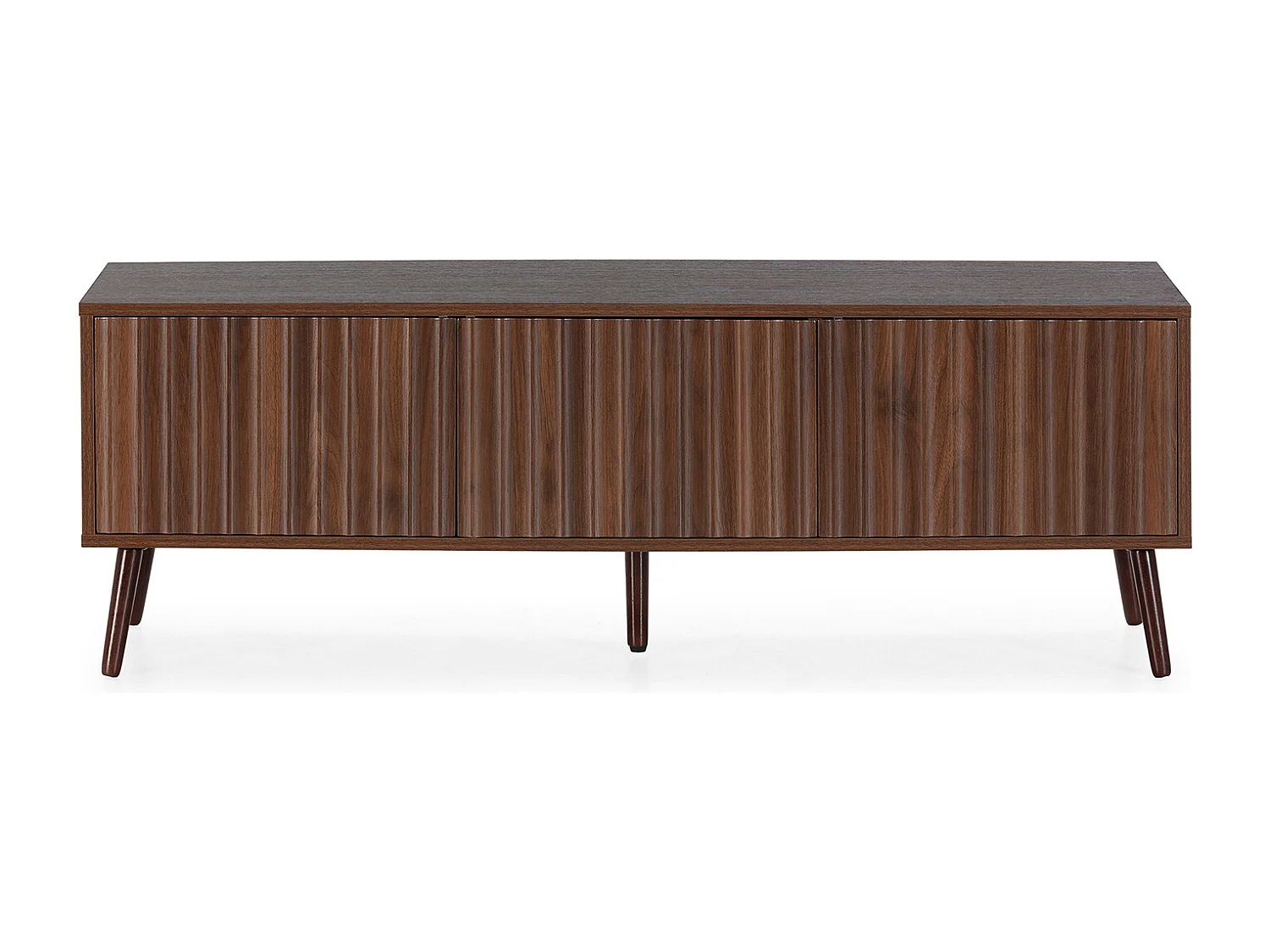 Mueble TV Lluvia 3 puertas efecto Nogal