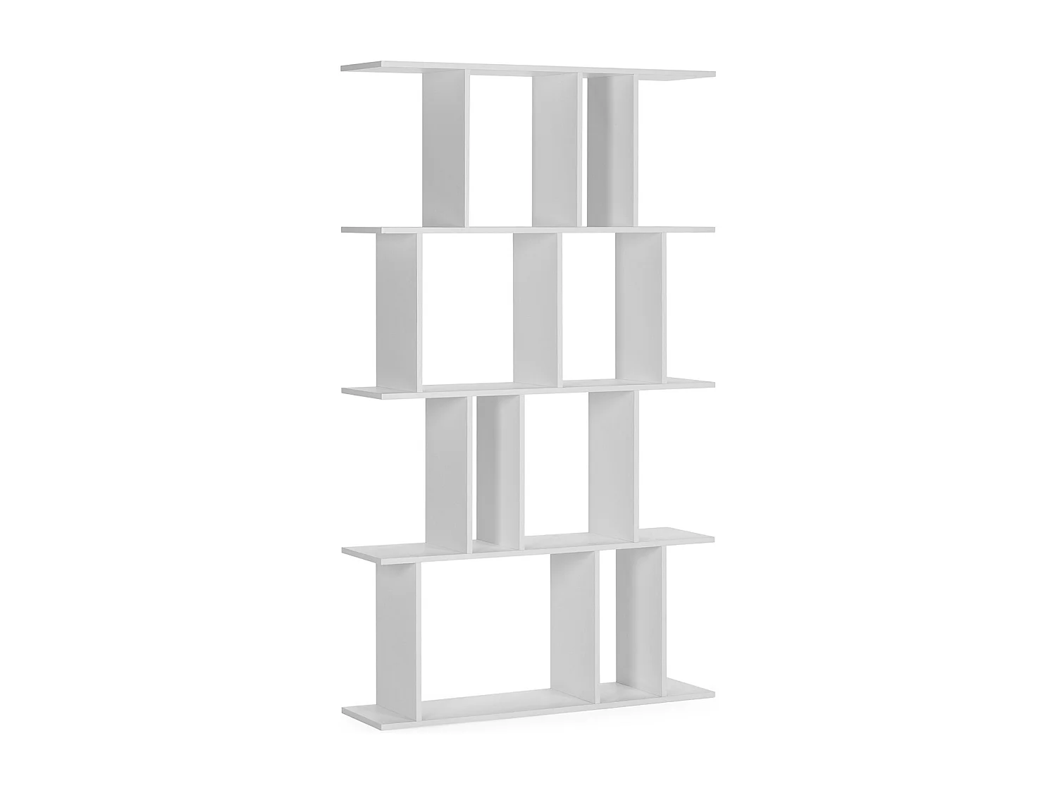 Wohnzimmerregal Niko 8 fächern weiße Farbe