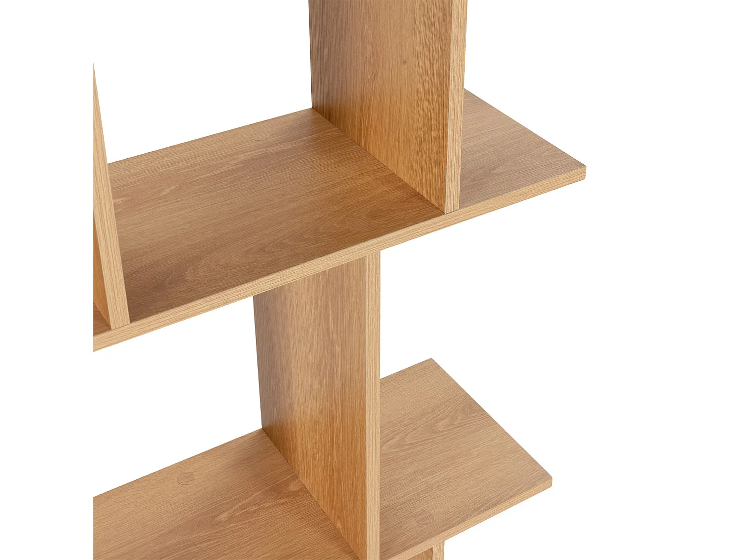 Wohnzimmerregal Niko 8 fächern Eichenfarbe