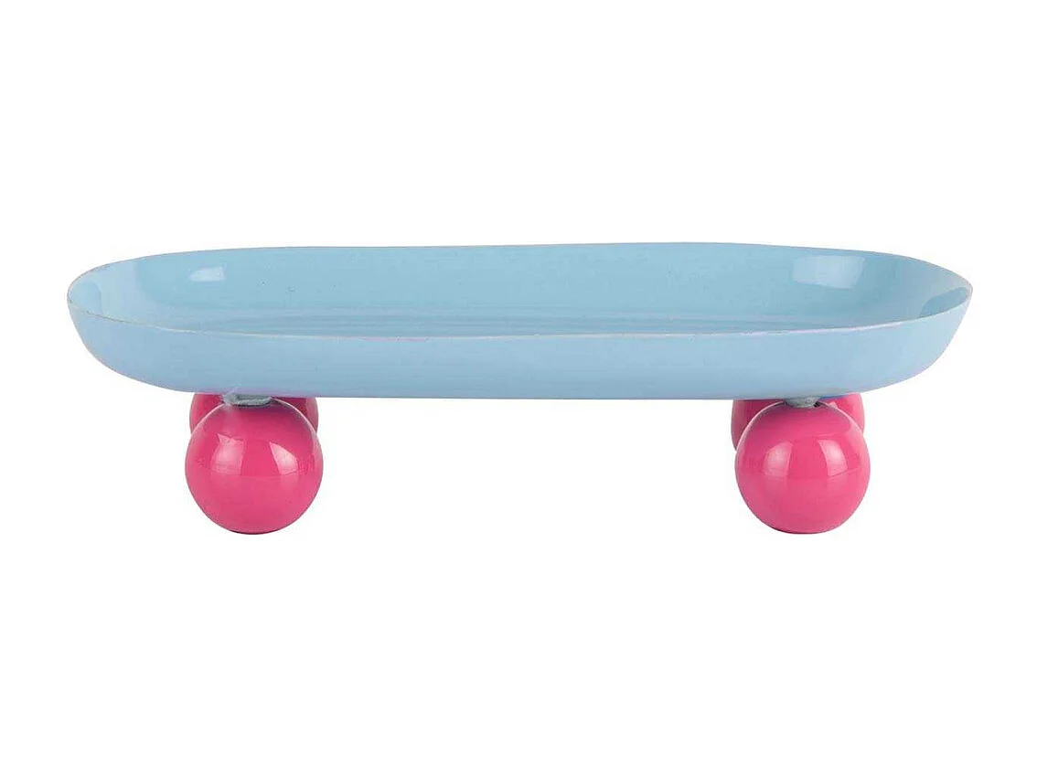 Plateau ovale en métal Double Funky