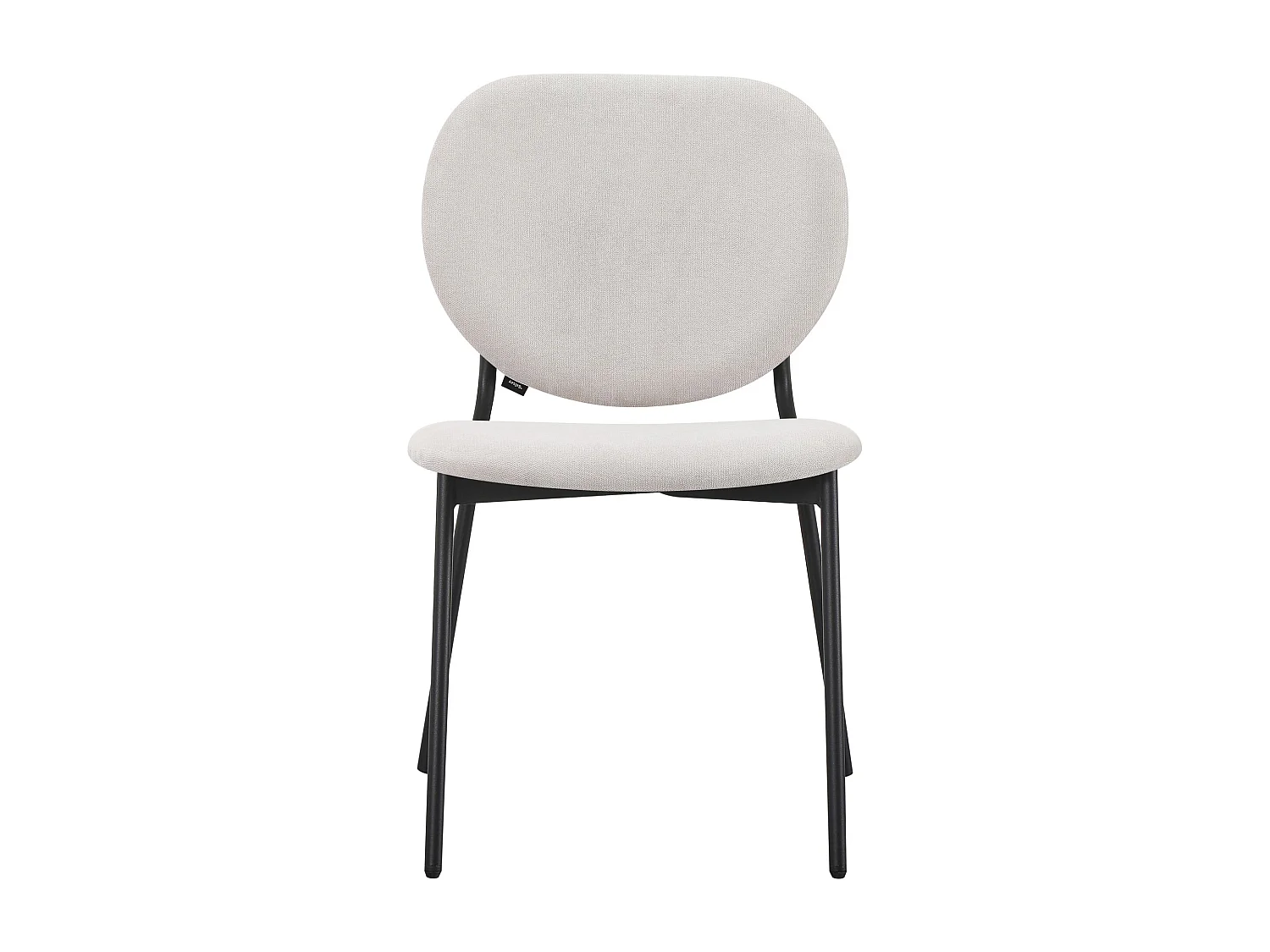 Silla de comedor acolchada – Chenilla hidrofóbica greige – BROCTALM