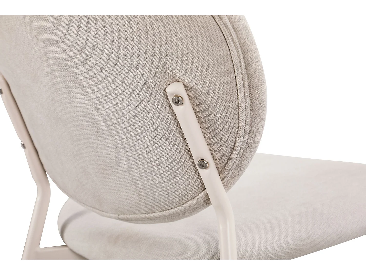 Polsterstuhl mit hydrophober Chenille – Hellbeige – BROCTALM