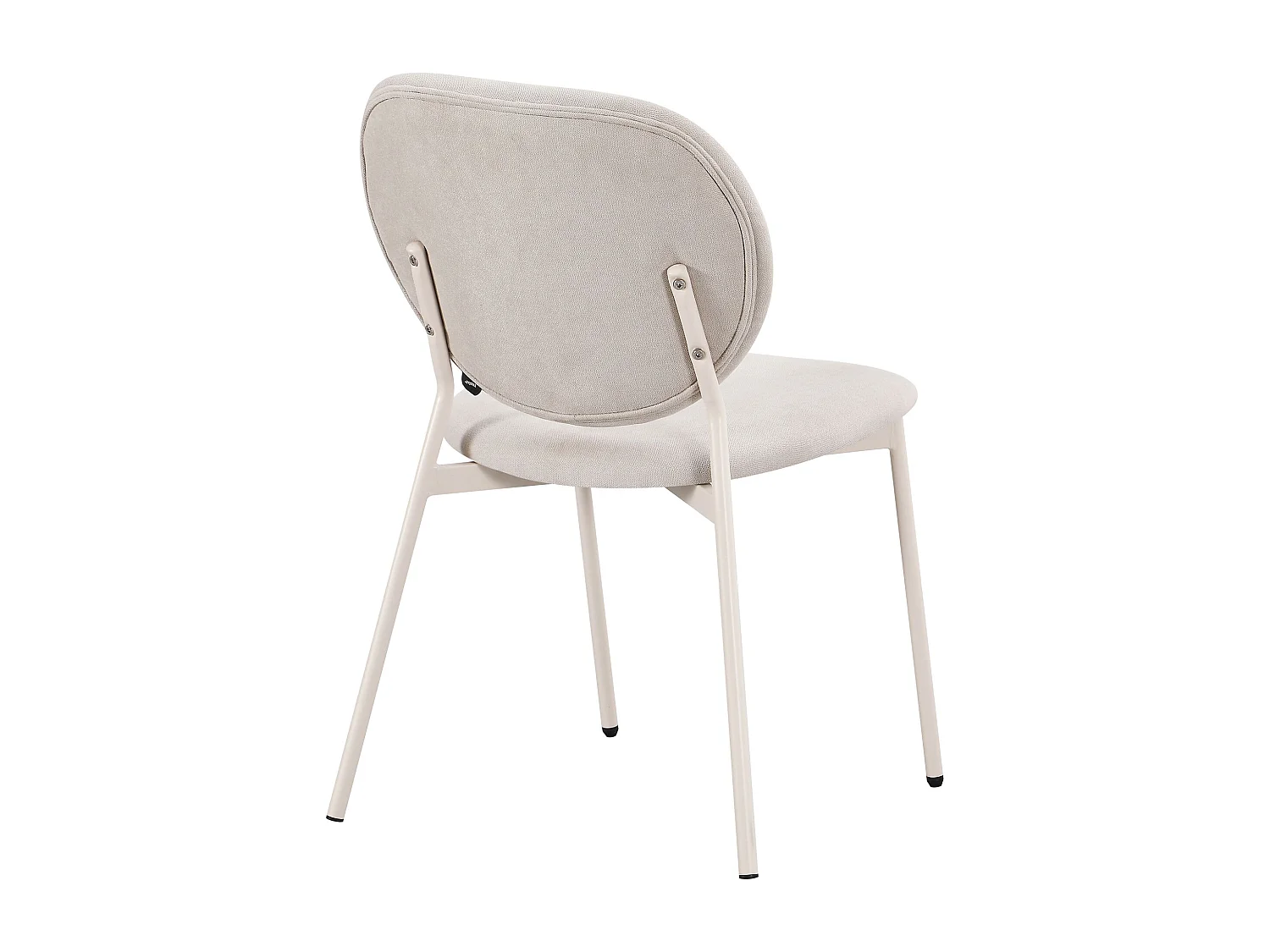 Polsterstuhl mit hydrophober Chenille – Hellbeige – BROCTALM