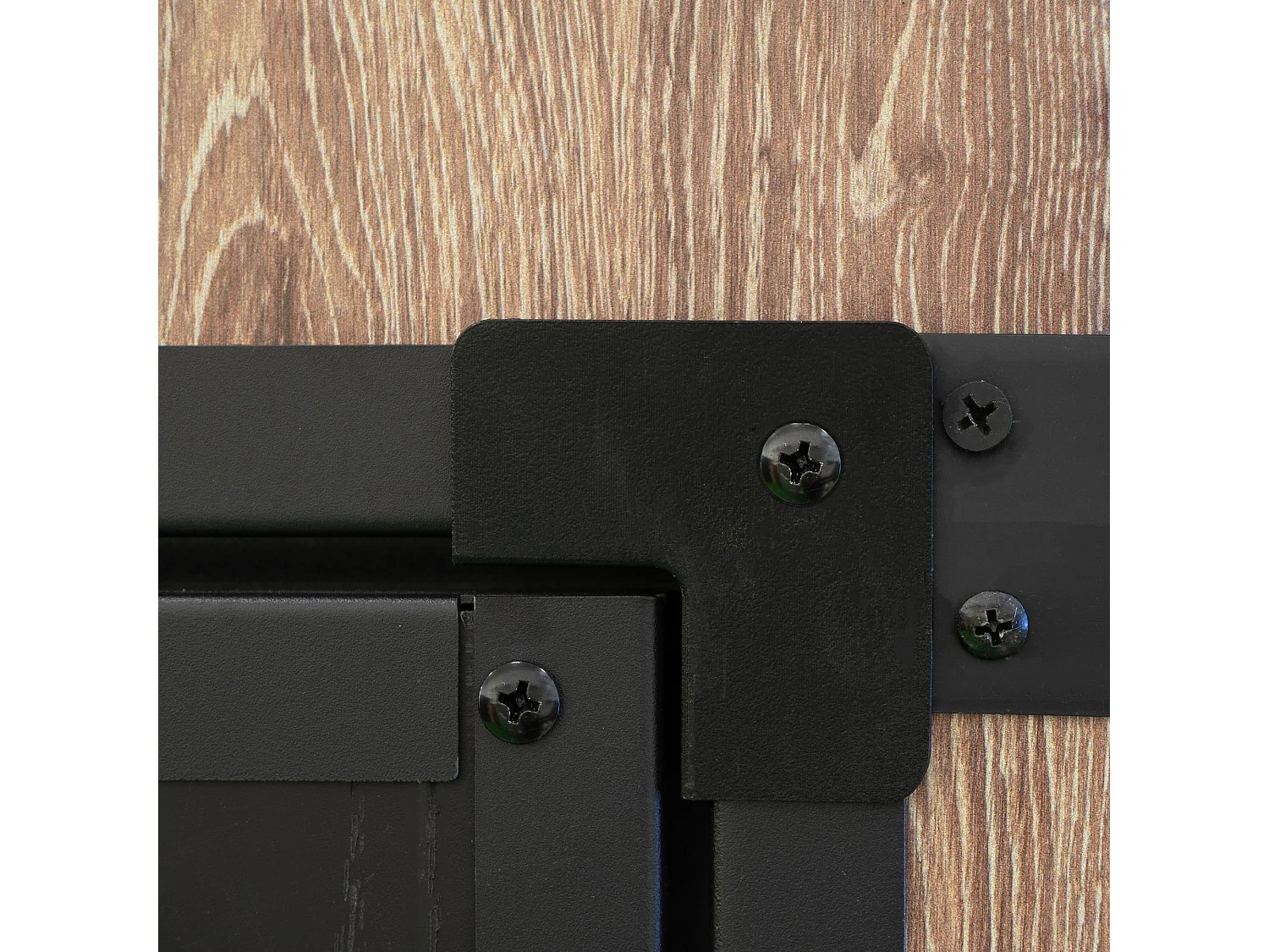 Hoggar – Caseta de Resina Jardín 5,02m2 Oak O50 - Suelo – Ventana – Efecto Madera Premium - Doble Puerta Amplia – Protección UV e Impermeable – Cierre con Pasador