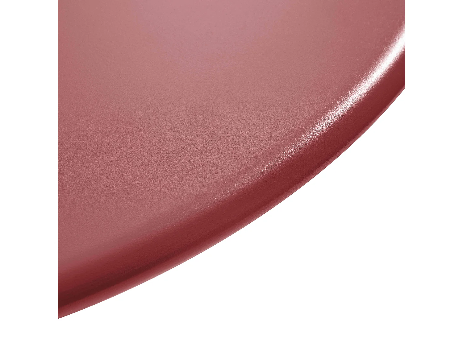 Ensemble table de jardin et 2 chaises en métal pourpre - Palavas