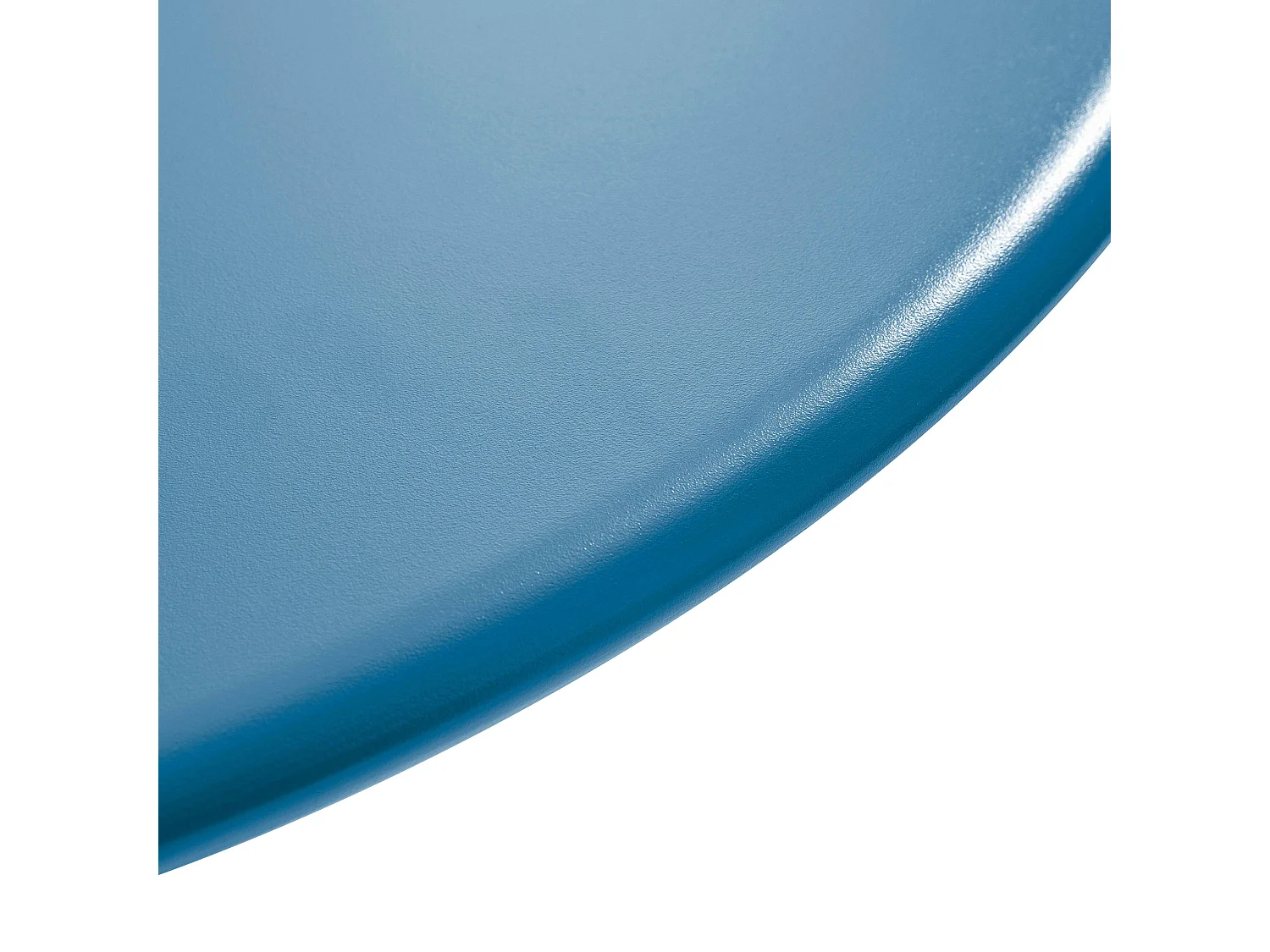 Ensemble table de jardin et 2 chaises en métal bleu pacific - Palavas