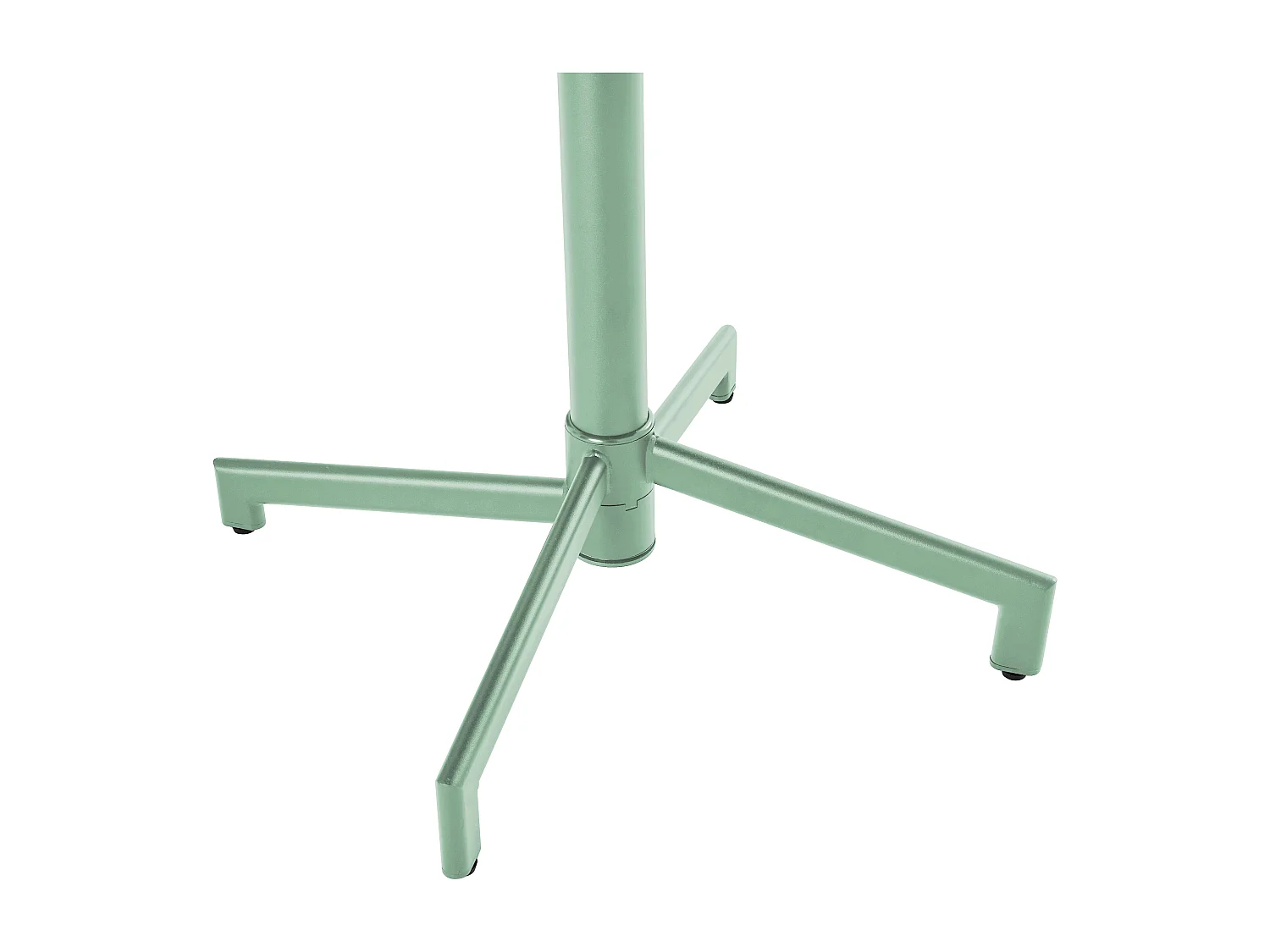 Ensemble table de jardin et 2 chaises en métal vert sauge - Palavas