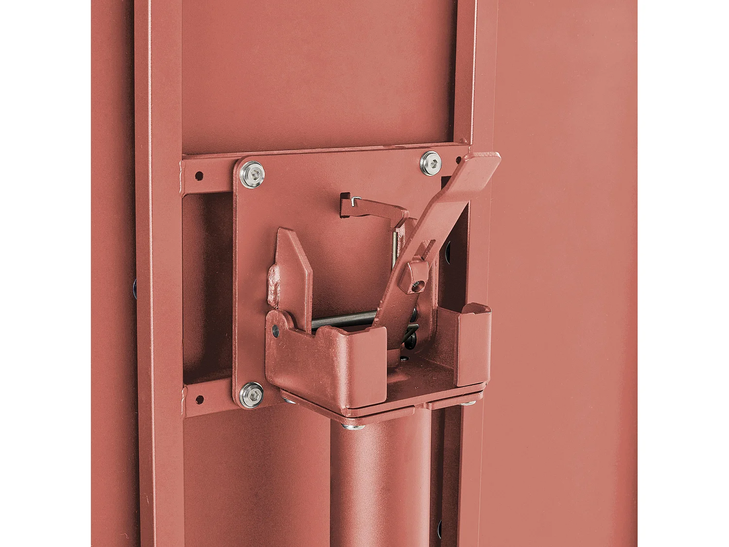 Ensemble table de jardin et 2 chaises en métal argile - Palavas