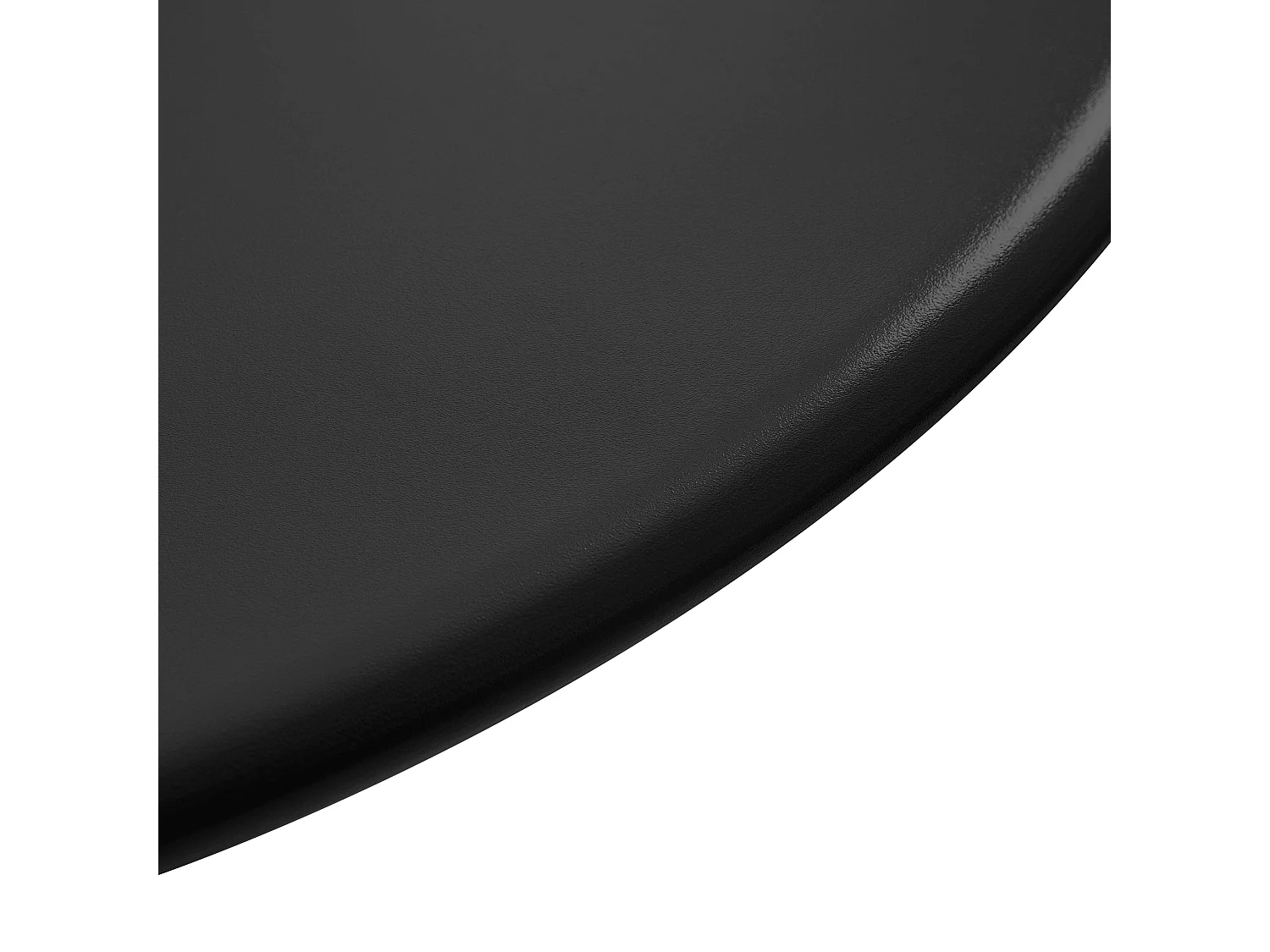 Ensemble table de jardin et 2 fauteuils en métal noir - Palavas