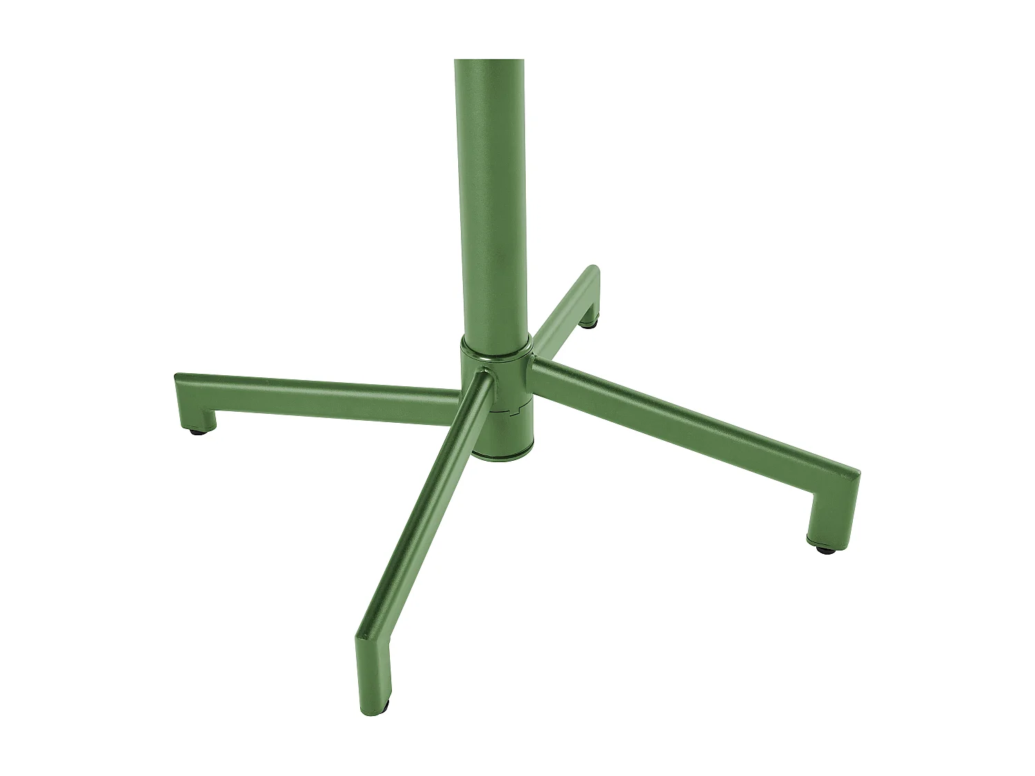 Ensemble table de jardin et 2 fauteuils en métal vert cactus - Palavas