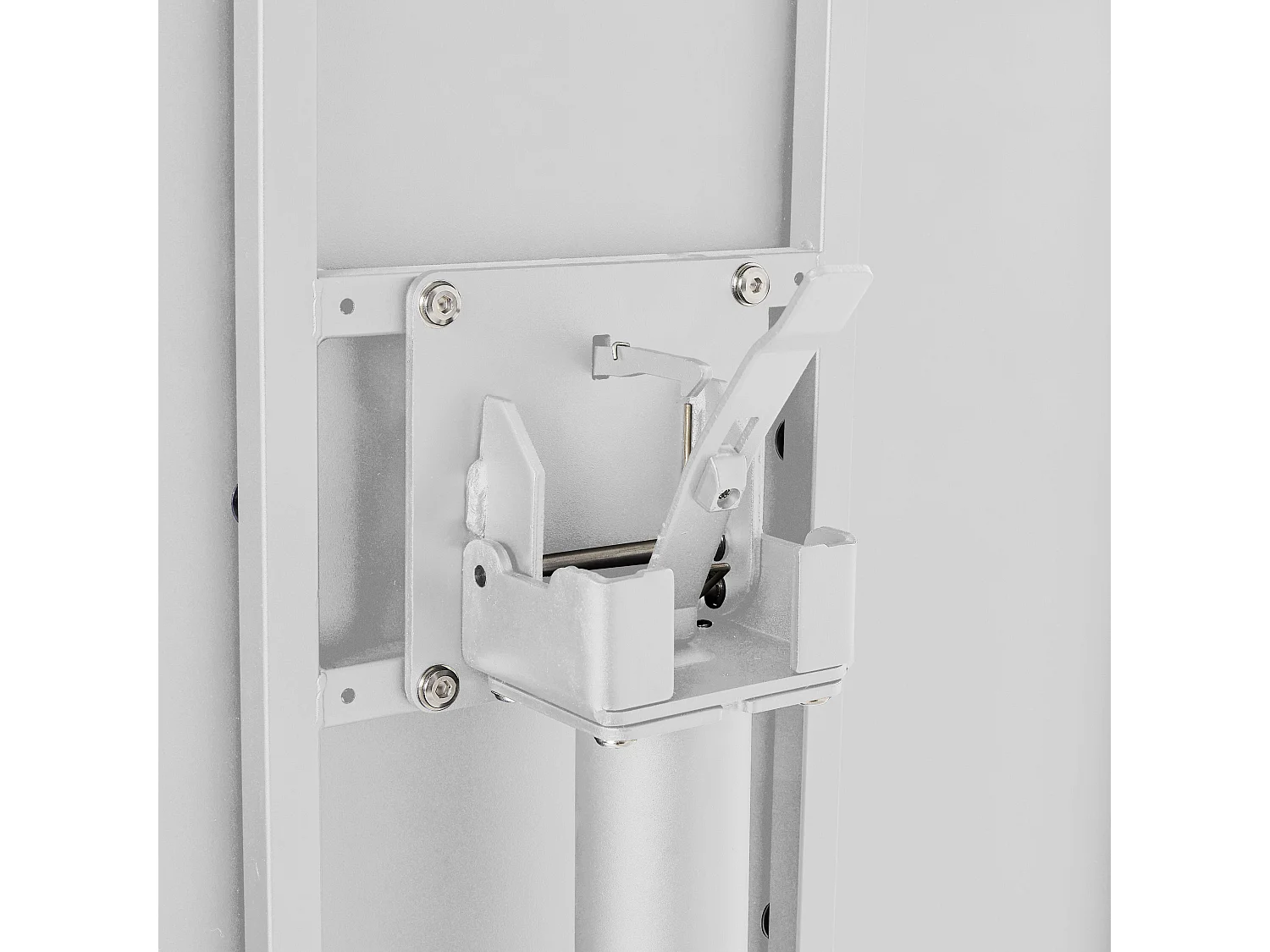 70 cm metalen tuintafel en 2 stoelen in wit