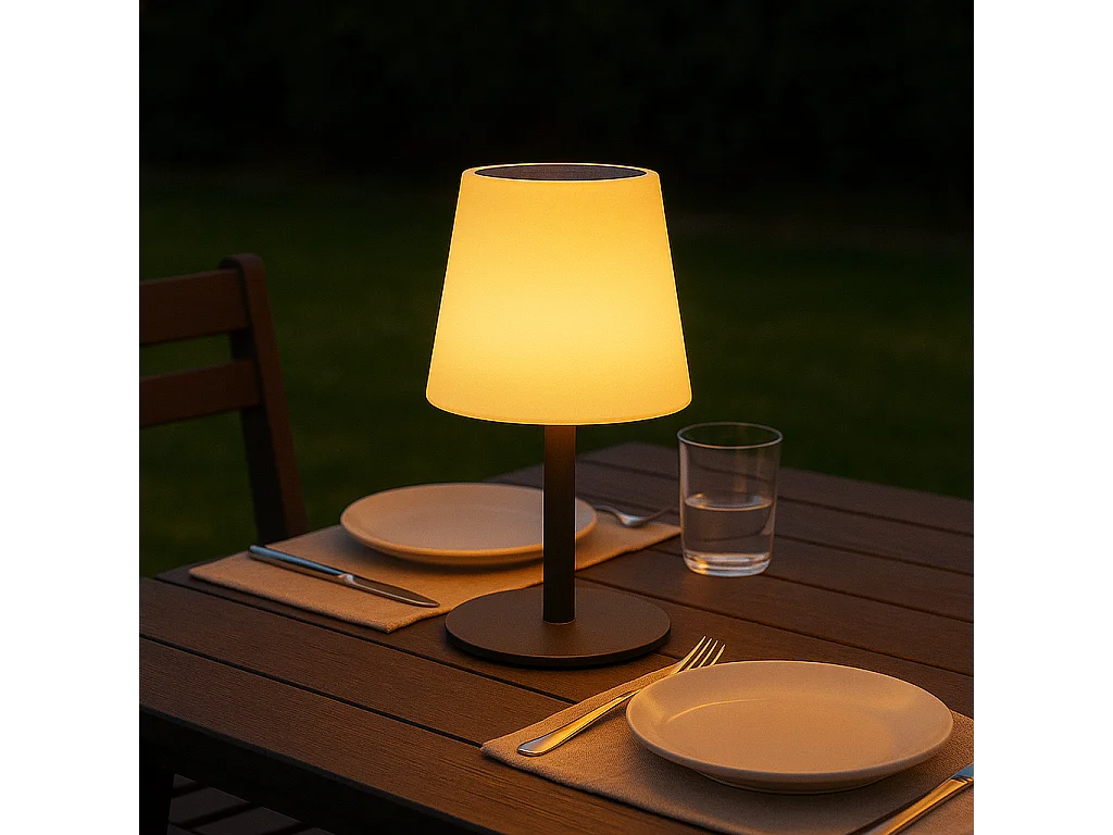 2 Lampes de table solaire STANDY TINY SOLAR H25cm