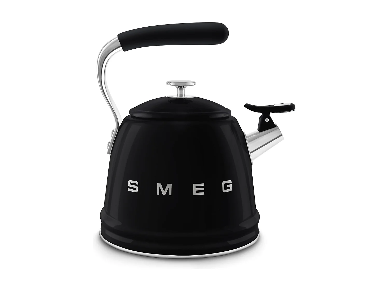 Smeg WKF01BL bouilloire 2,3 L Noir, Acier inoxydable