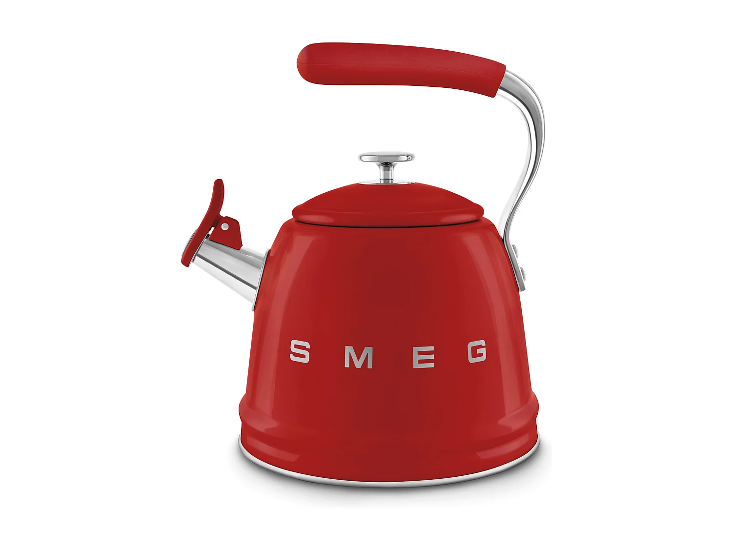 Smeg WKF01RD bouilloire 2,3 L Rouge, Acier inoxydable