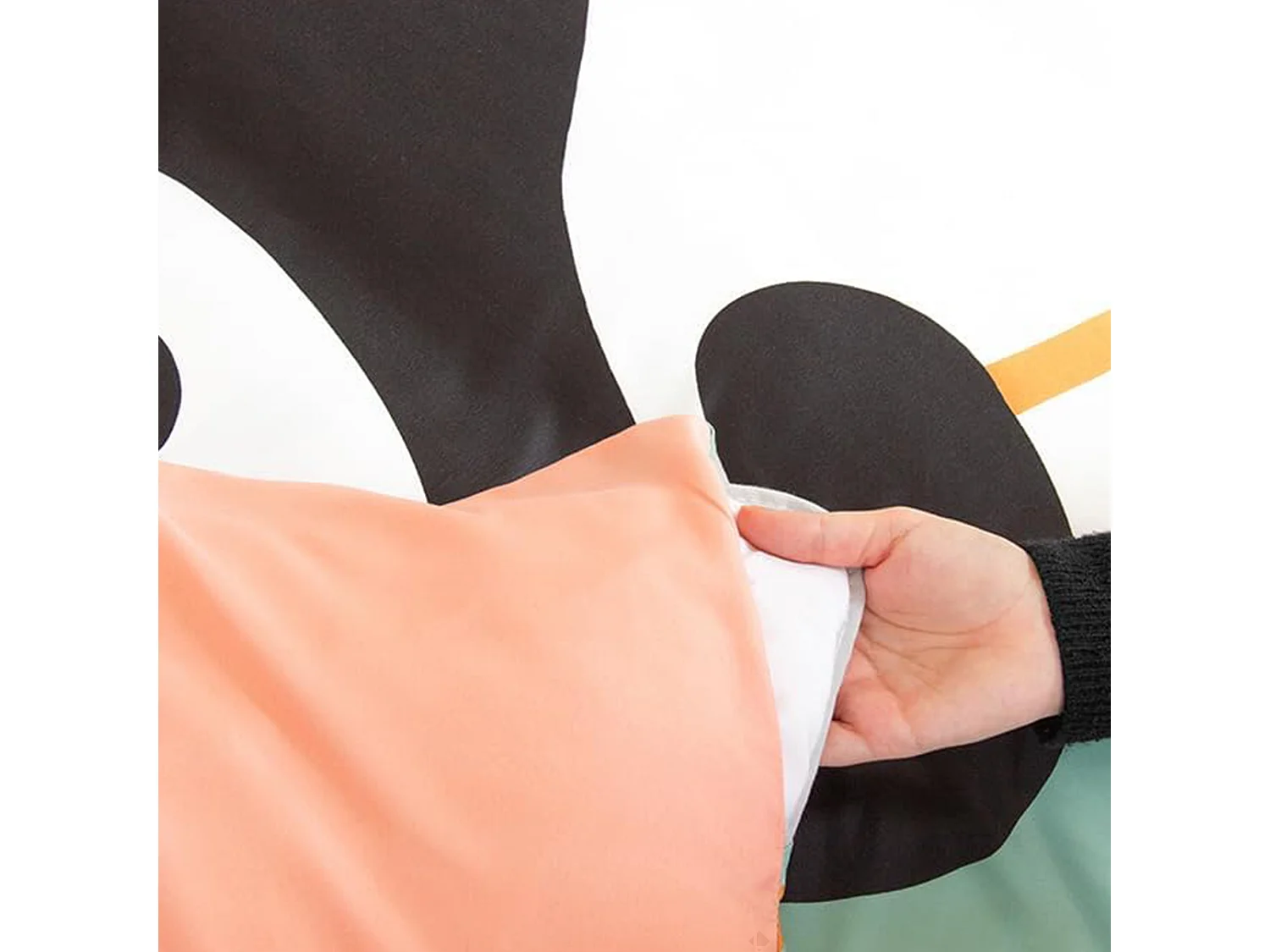 Parure de lit enfant 140x200 cm microfibre PANDA