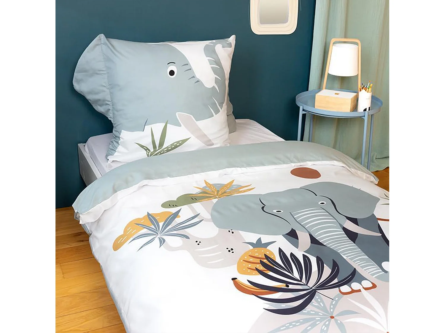 Parure de lit enfant 140x200 cm microfibre ELEPH