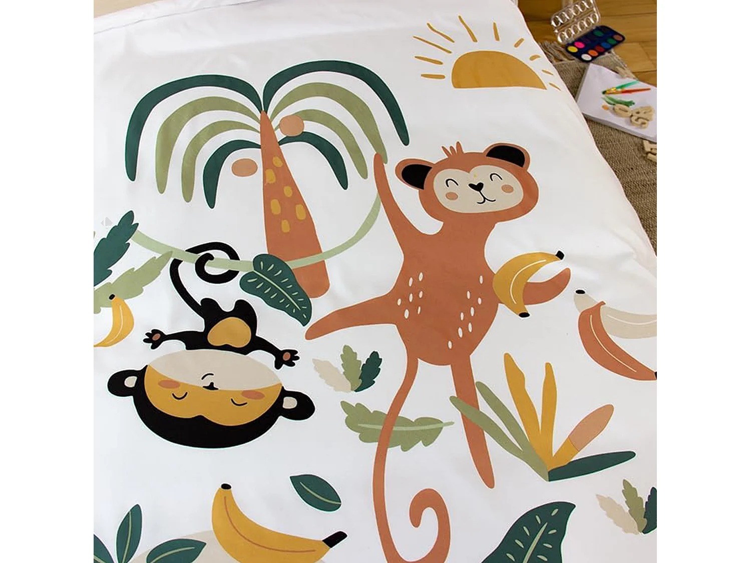 Parure de lit enfant 140x200 cm microfibre OUISTI