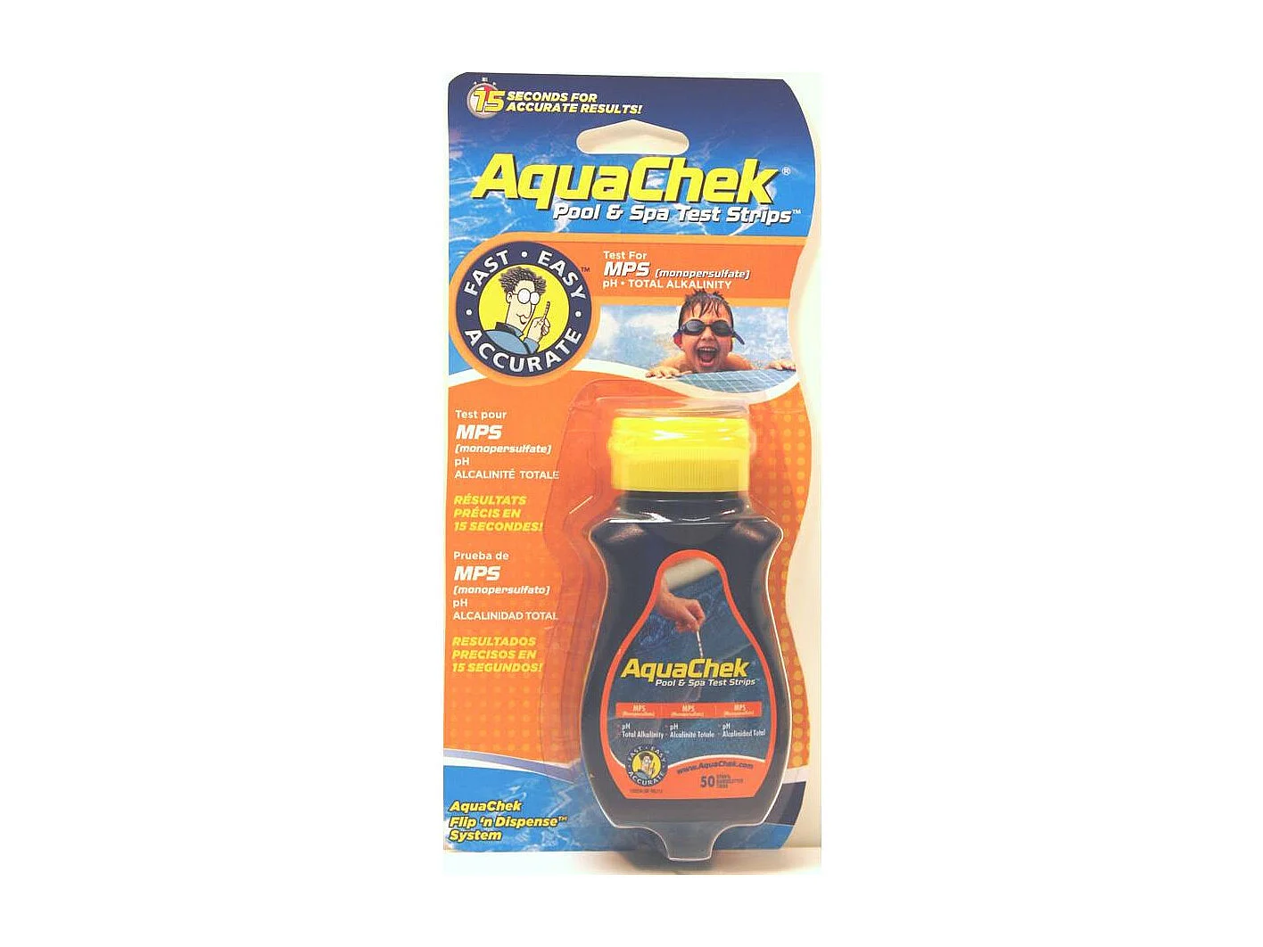 Bandelettes d'analyse "Aquacheck Peroxyde" - 25 bandelettes