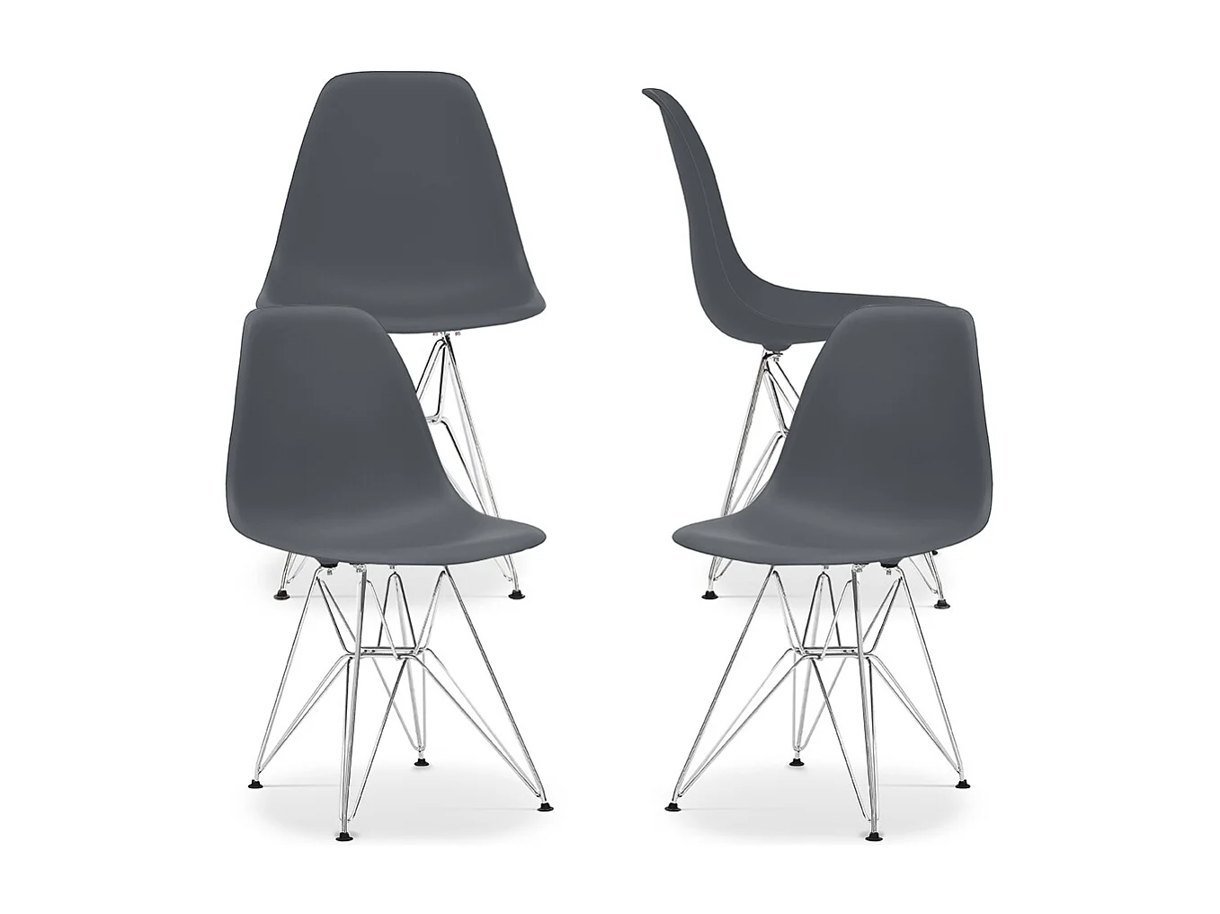 Essensstuhl Derwick Skandinavisches Stil Premium Design Matter - Pack von 4