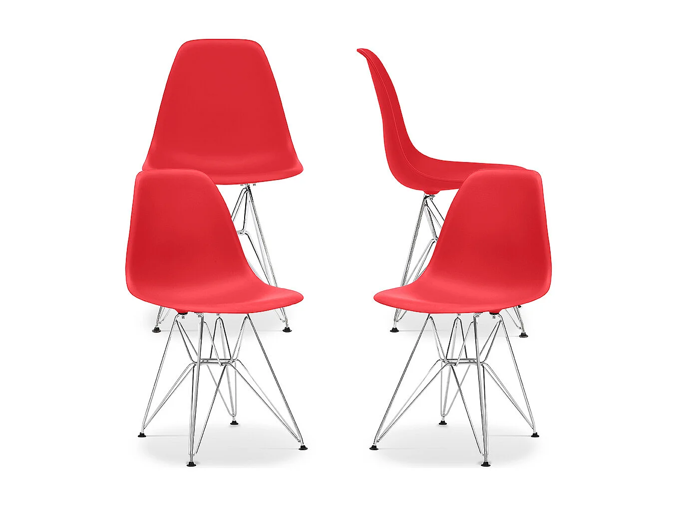 Essensstuhl Derwick Skandinavisches Stil Premium Design Matter - Pack von 4