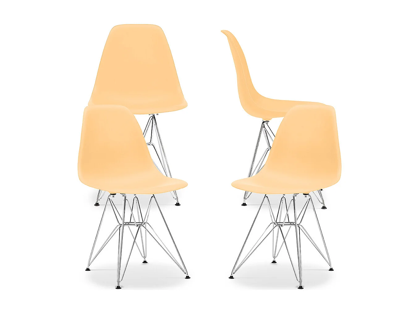 Essensstuhl Derwick Skandinavisches Stil Premium Design Matter - Pack von 4