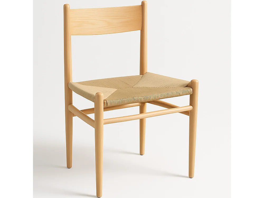 Silla de Comedor de Madera - Diseño Retro - Cawi