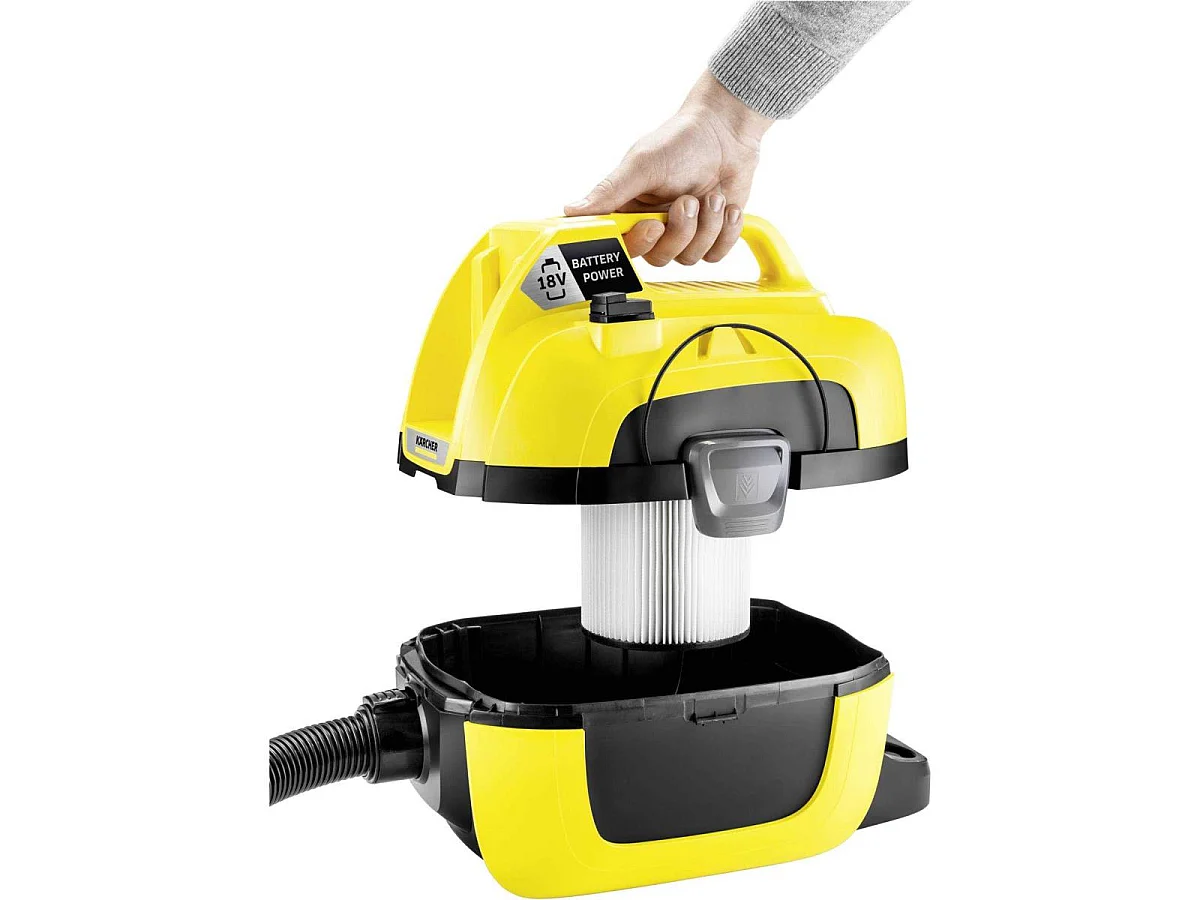 Aspirapolvere a traino Kärcher 1.198-301.0 7 L cilindro Secco 230 W Sacchetto per la polvere