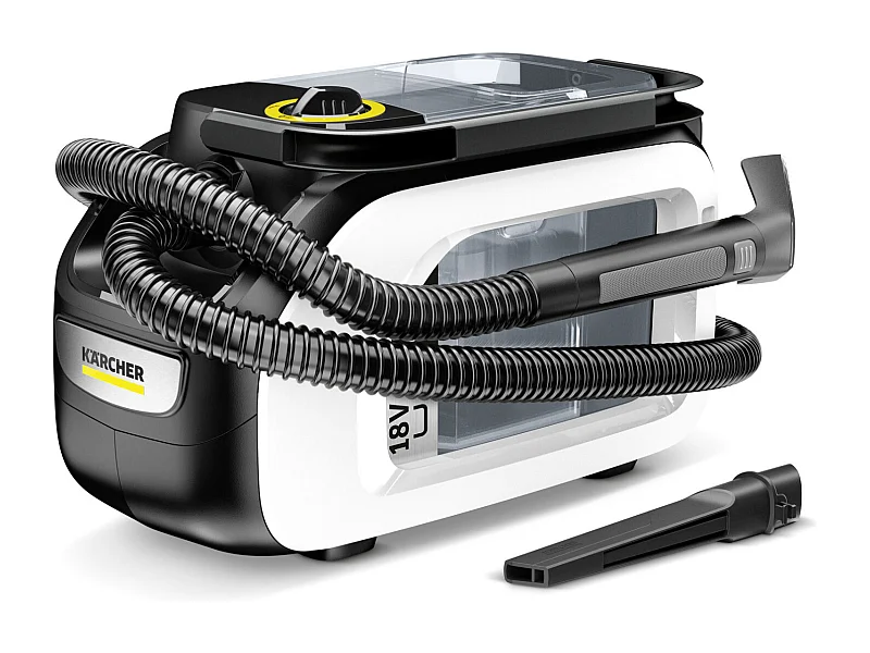 Karcher SE 3-18 Aspiratore a Cilindro Bagnato 184 W Senza Sacchetto Nero Bianco