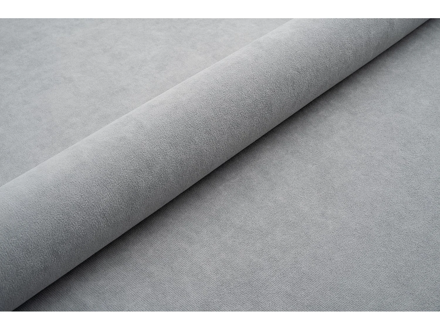 BESILIO Stylowe łóżko z pojemnikiem 180x200 Marbella II- łóżko tapicerowane na wysokich nogach, stelaż drewniany - Jasnoszare