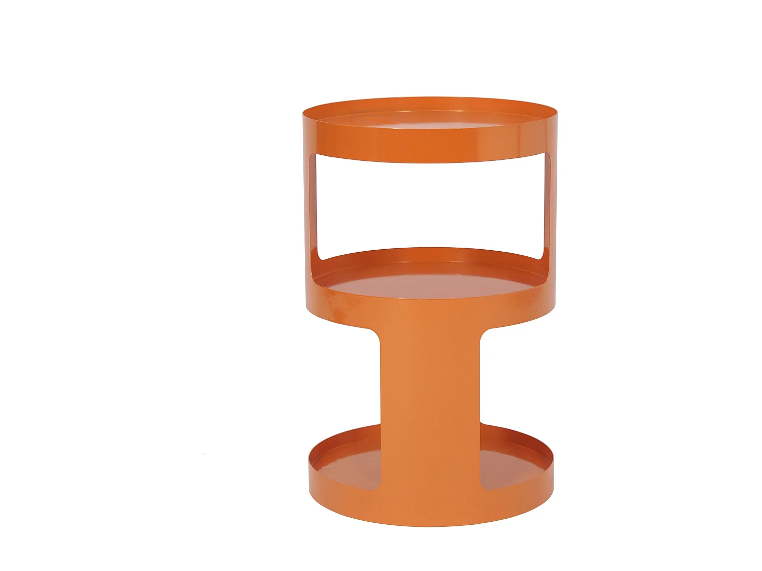 Table d'appoint en métal - Orange - MARJAK