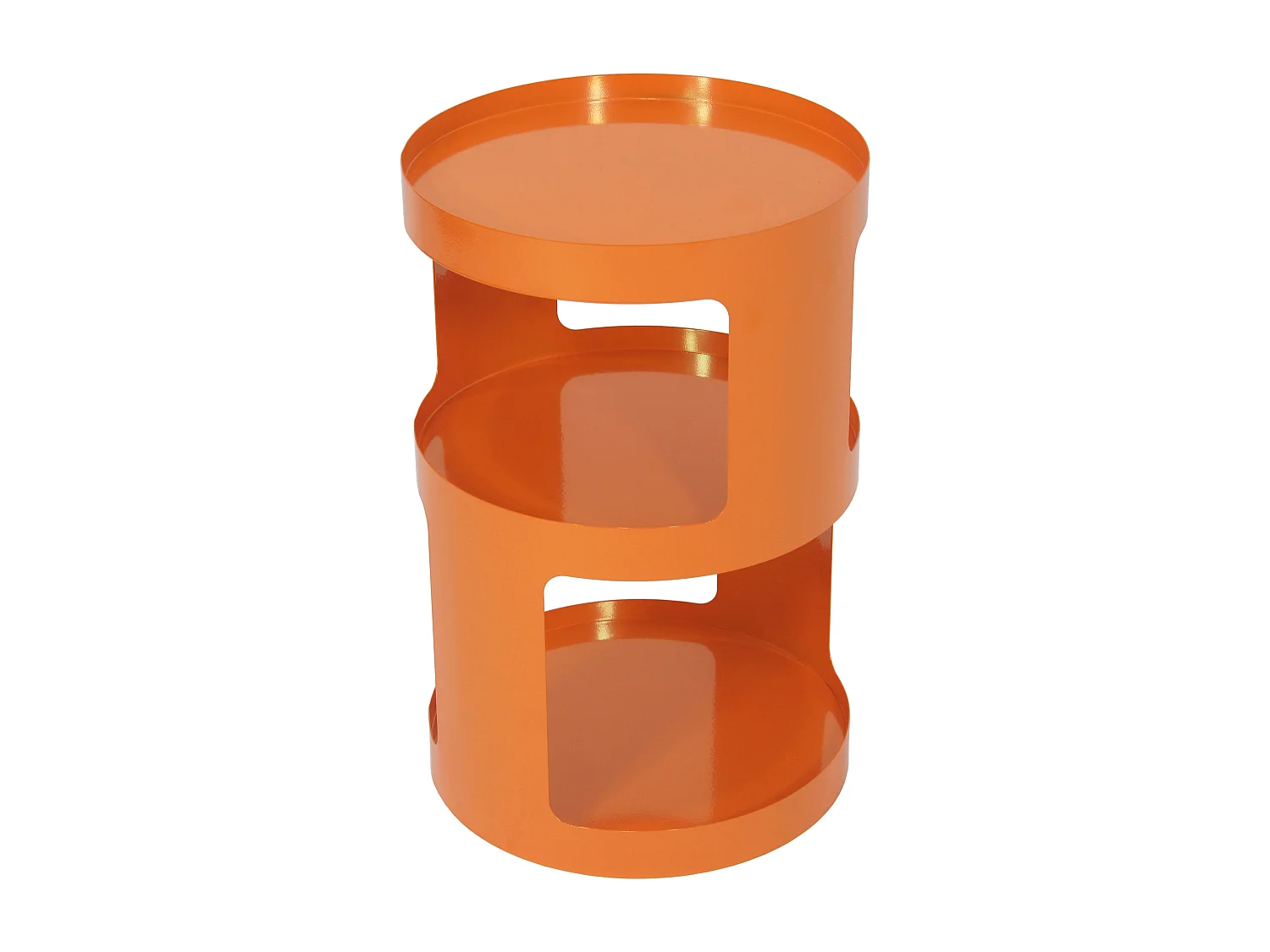 Table d'appoint en métal - Orange - MARJAK