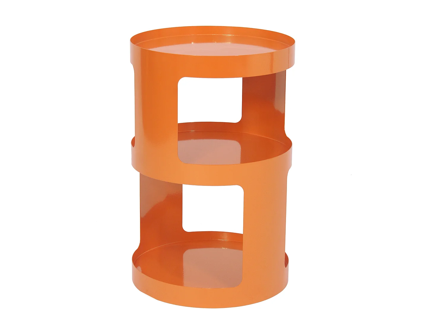Table d'appoint en métal - Orange - MARJAK