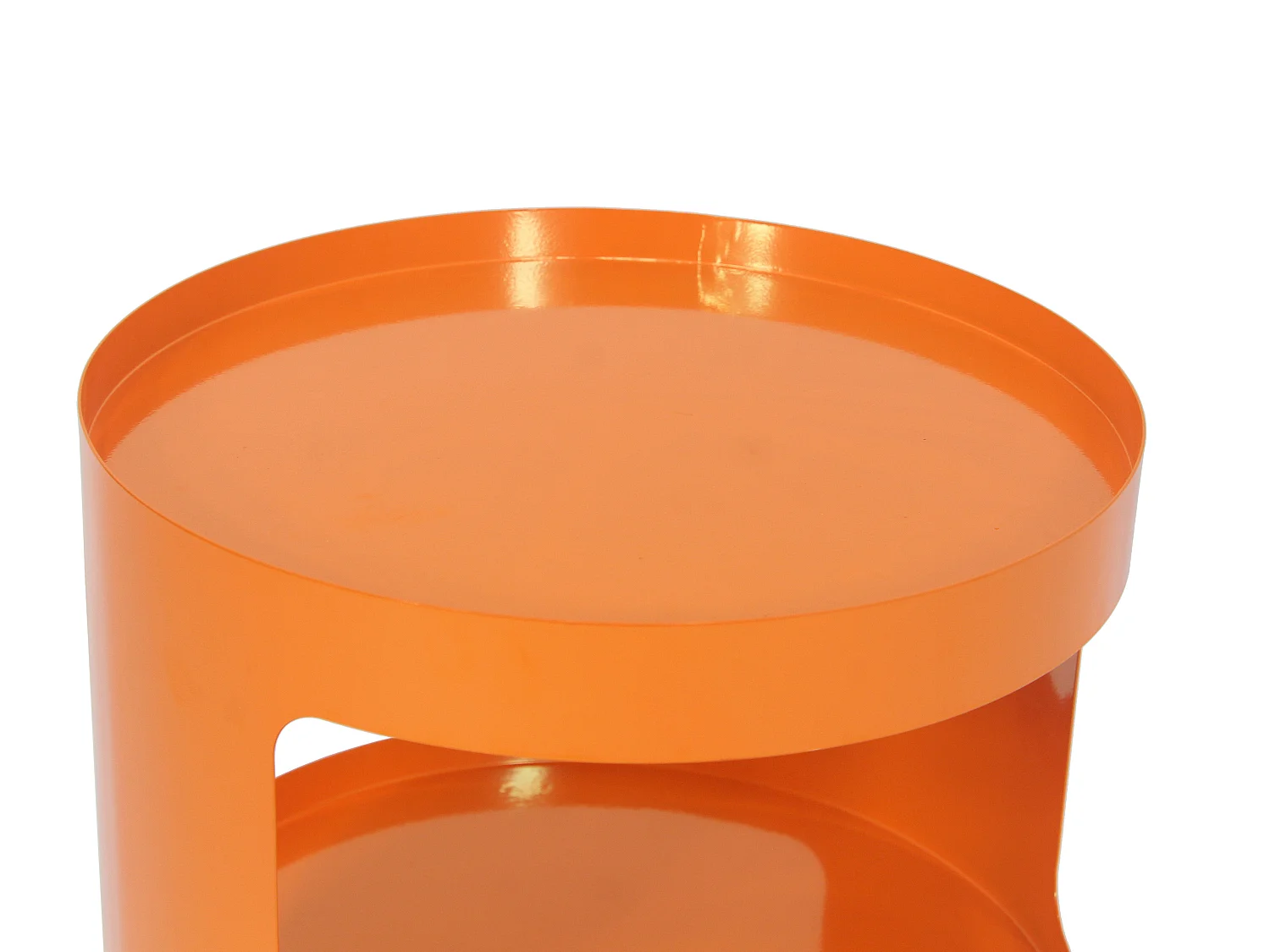 Table d'appoint en métal - Orange - MARJAK