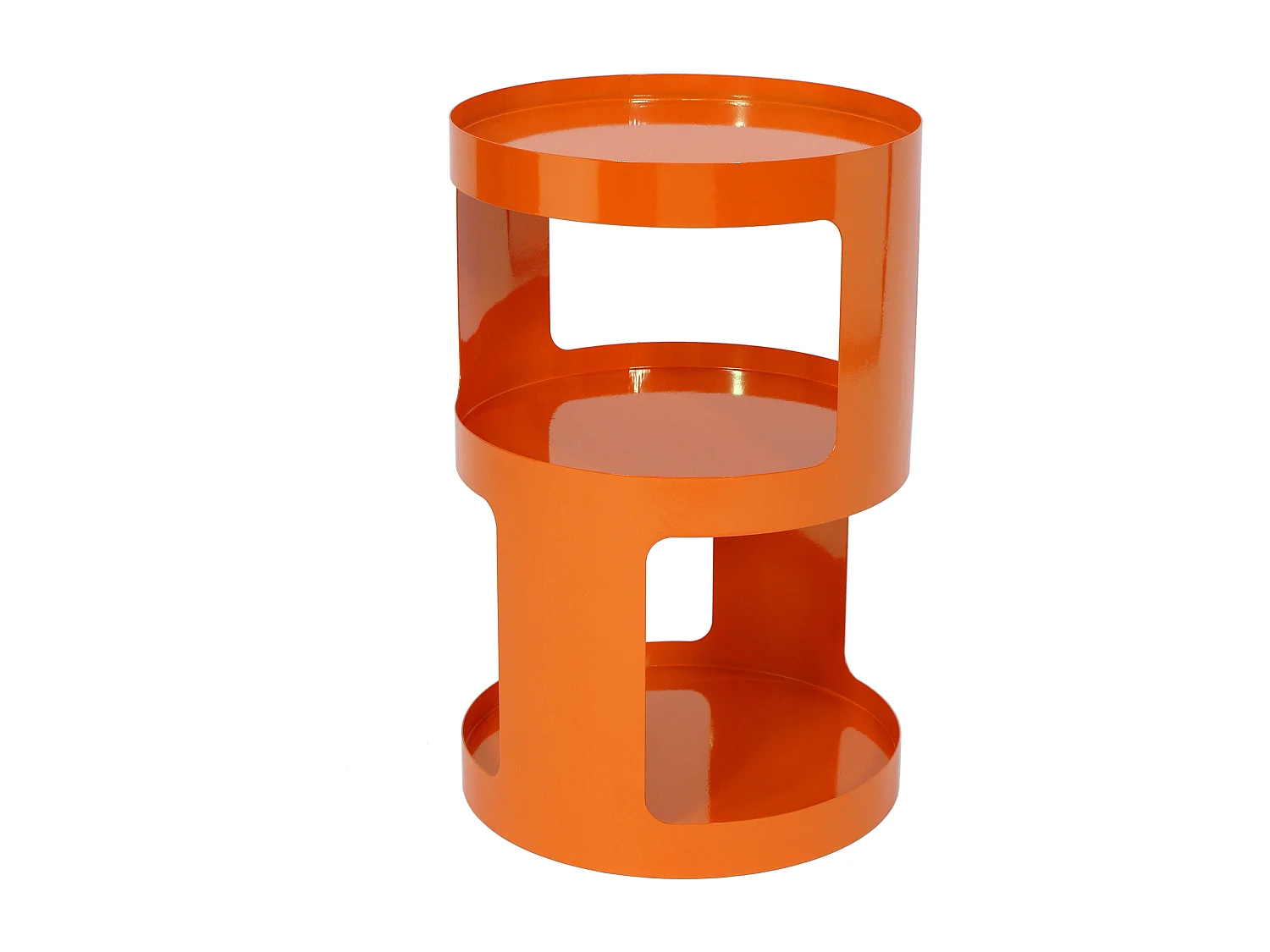 Table d'appoint en métal - Orange - MARJAK